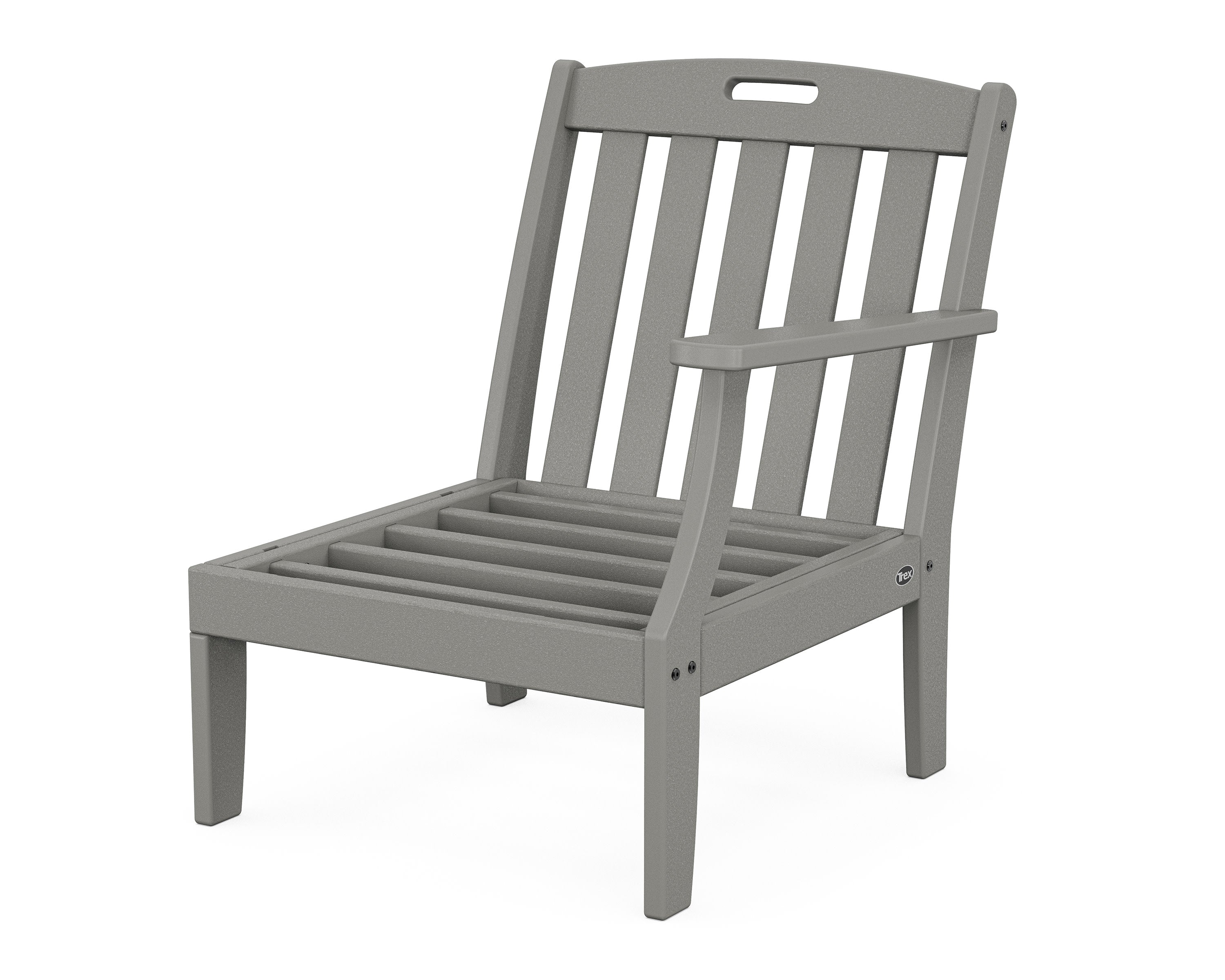 Yacht Club Modular Right Arm Chair Frame in Stepping Stone