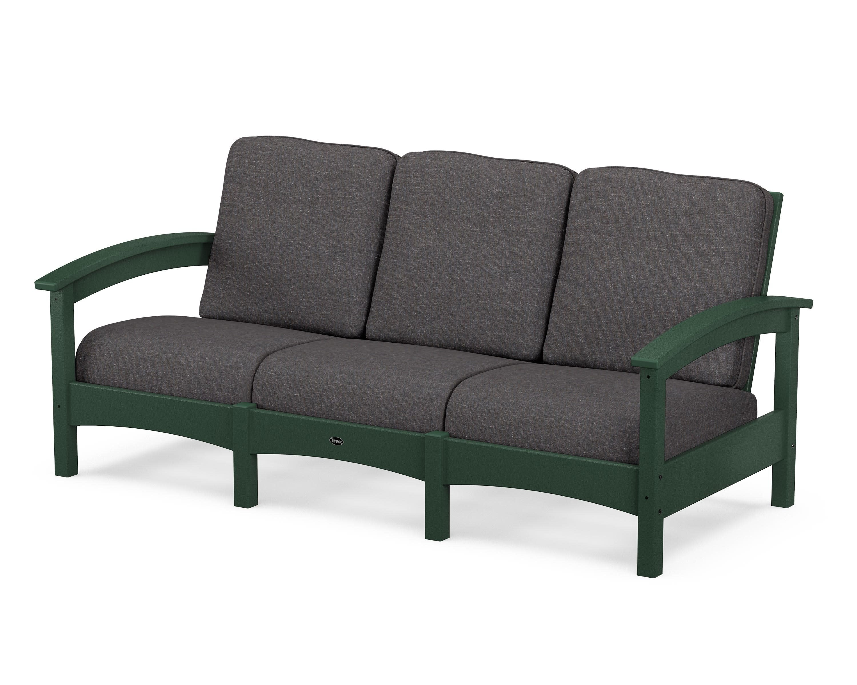 Rockport Club Sofa in Rainforest Canopy / Ash Charcoal