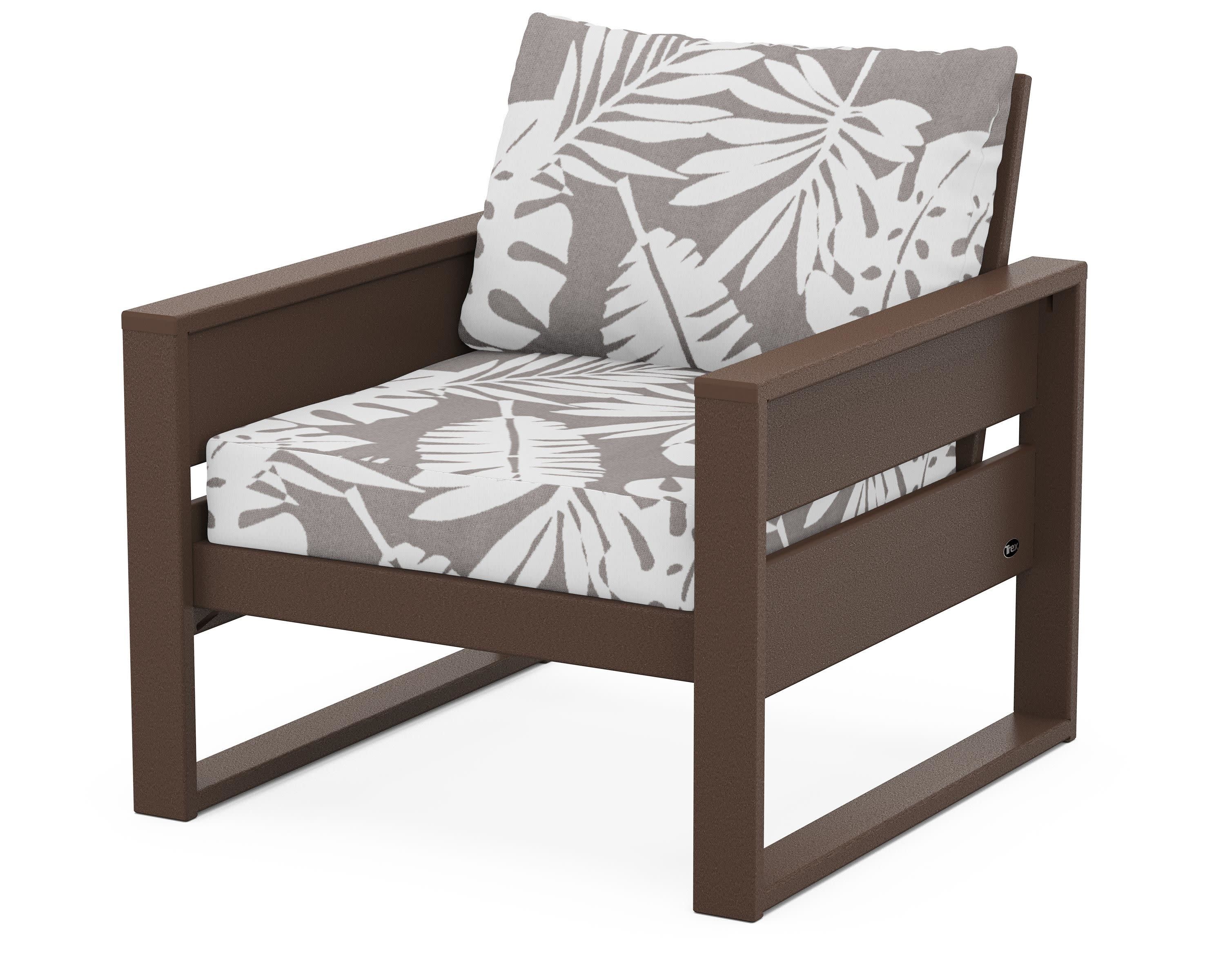 Eastport Club Chair in Vintage Lantern / Leaf Grey Mist