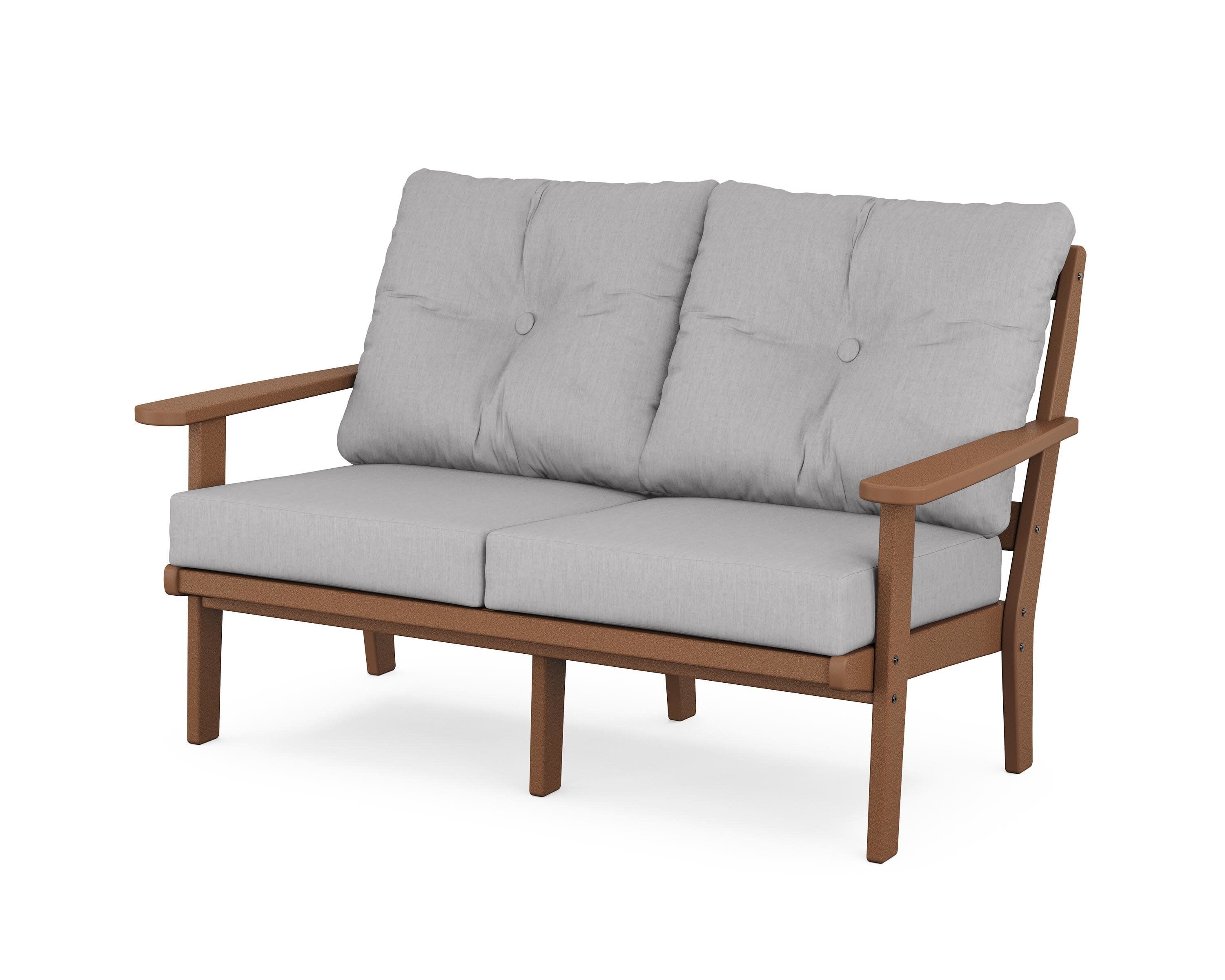 Cape Cod Deep Seating Loveseat in Tree House / Granite