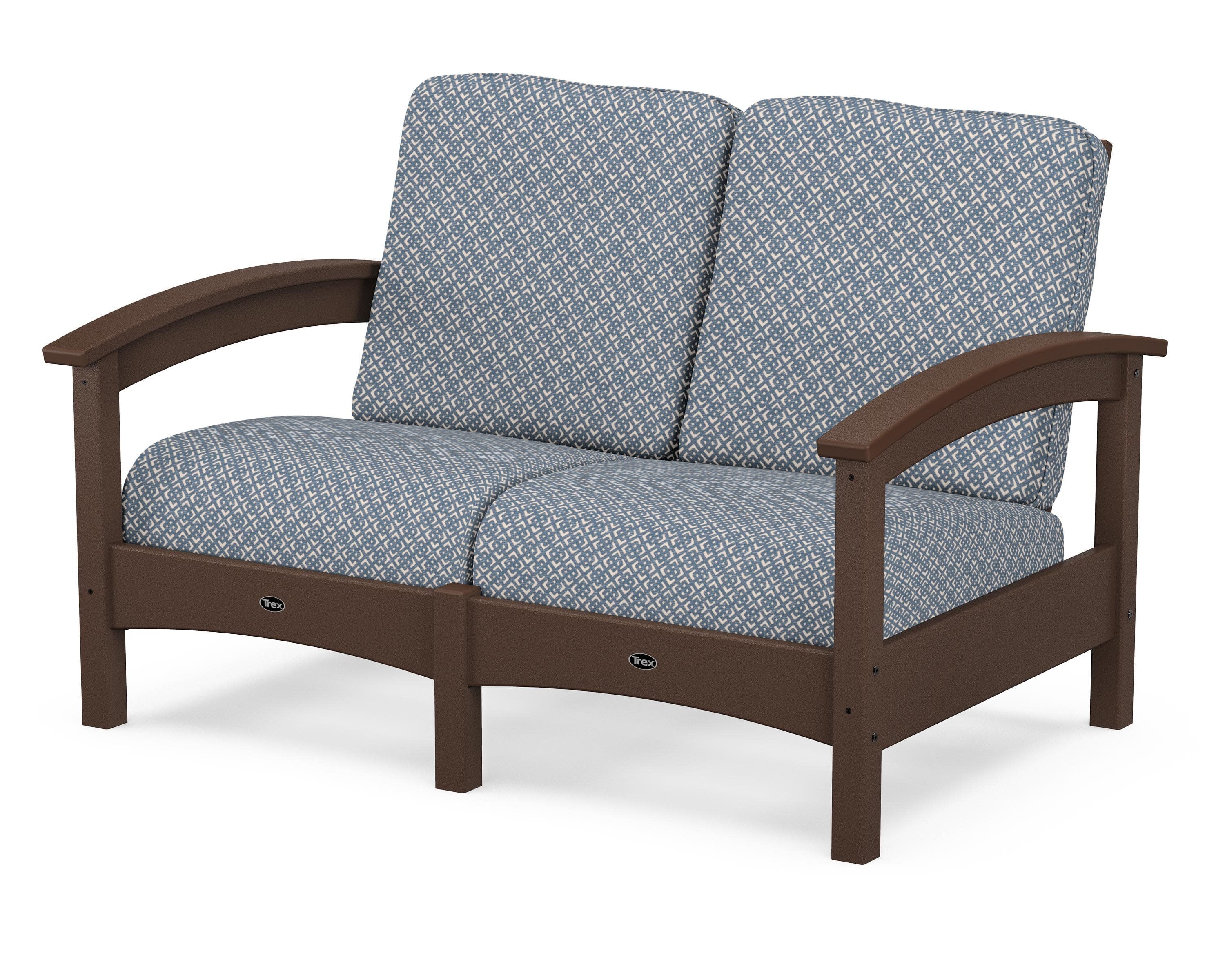 Rockport Club Loveseat in Vintage Lantern / Hopscotch