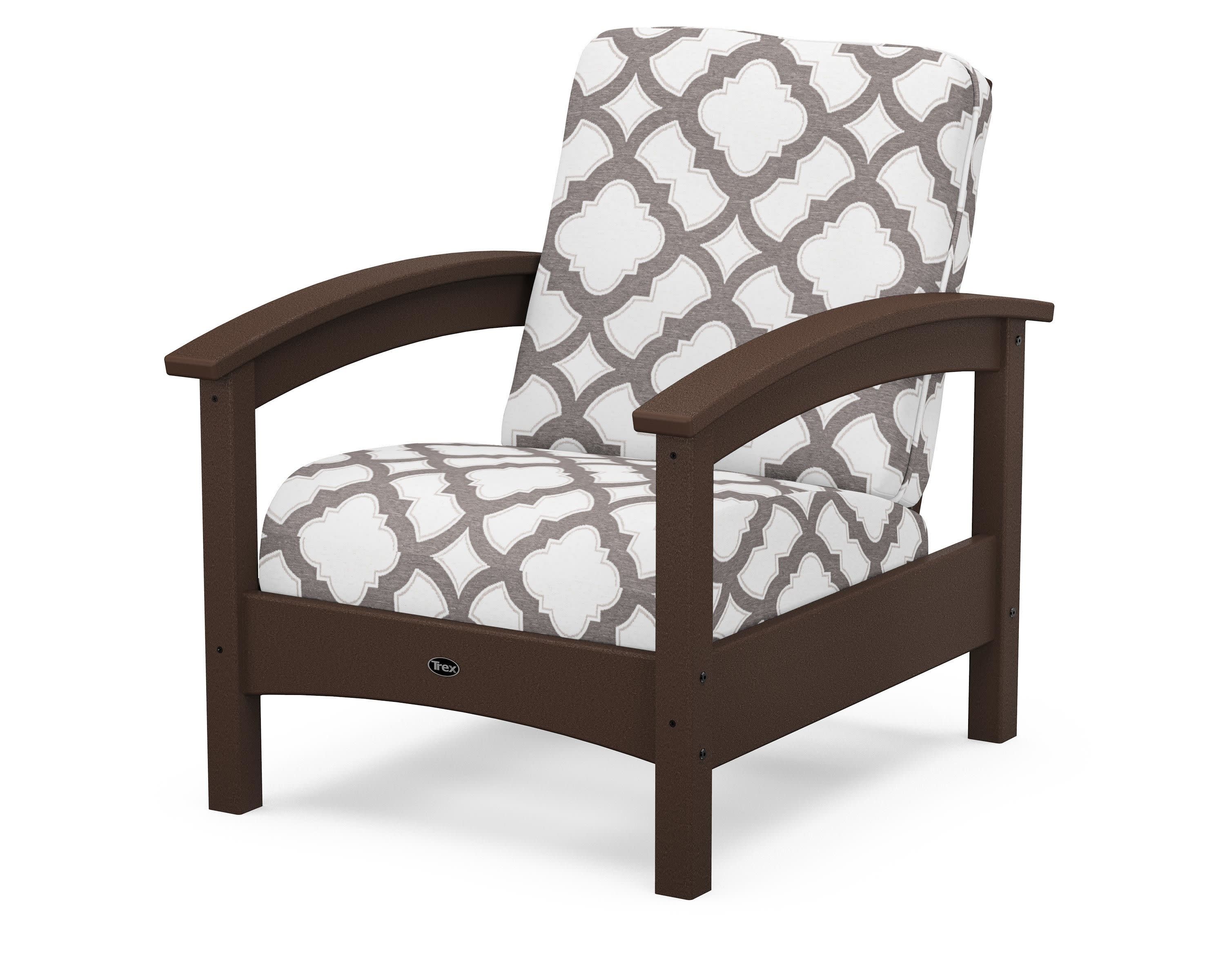 Rockport Club Chair in Vintage Lantern / Trellis Grey Mist