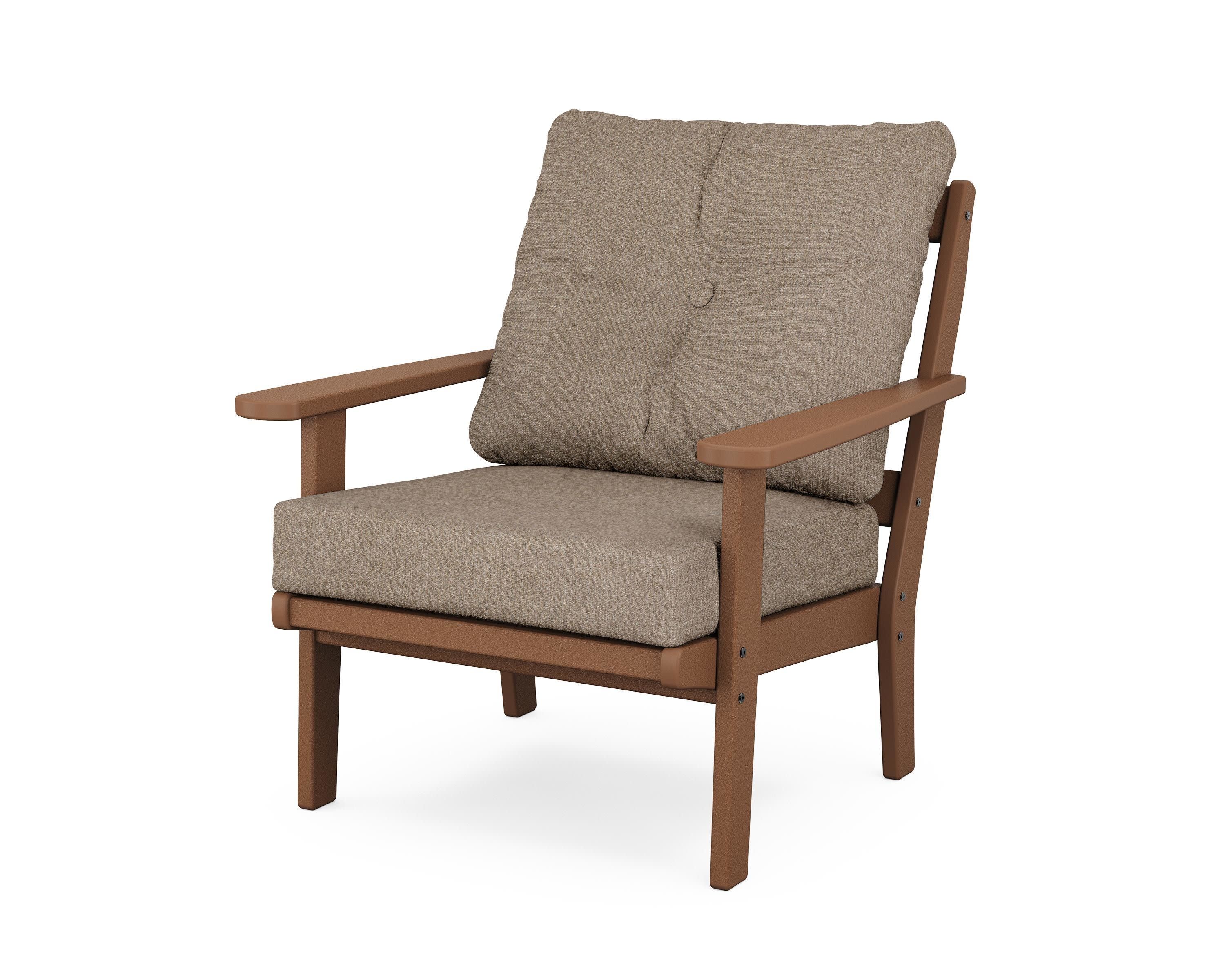 Cape Cod Deep Seating Chair in Tree House / Spiced Burlap