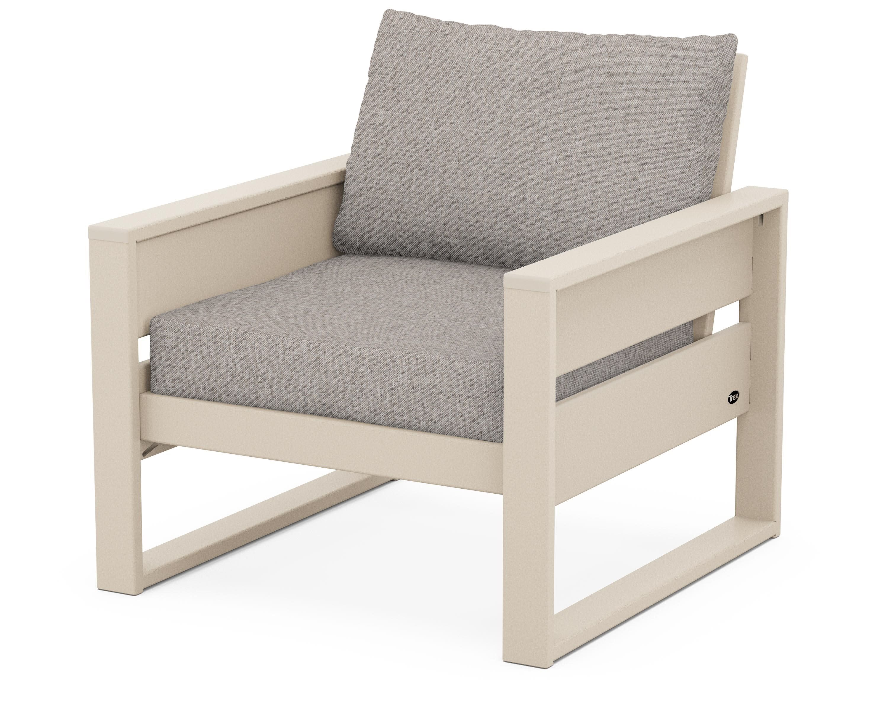 Eastport Club Chair in Sand Castle / Weathered Tweed