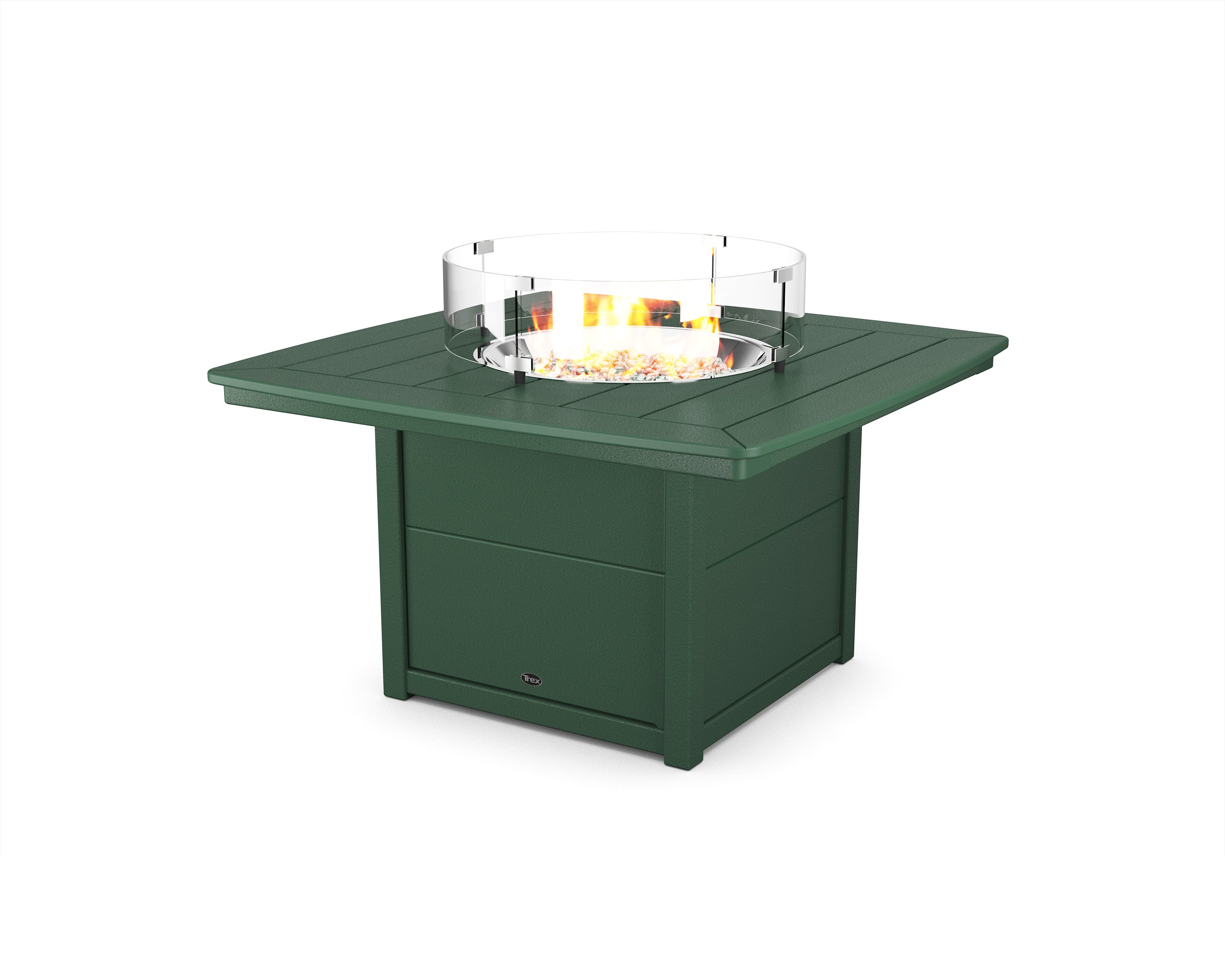Yacht Club 42 Fire Pit Table in Rainforest Canopy