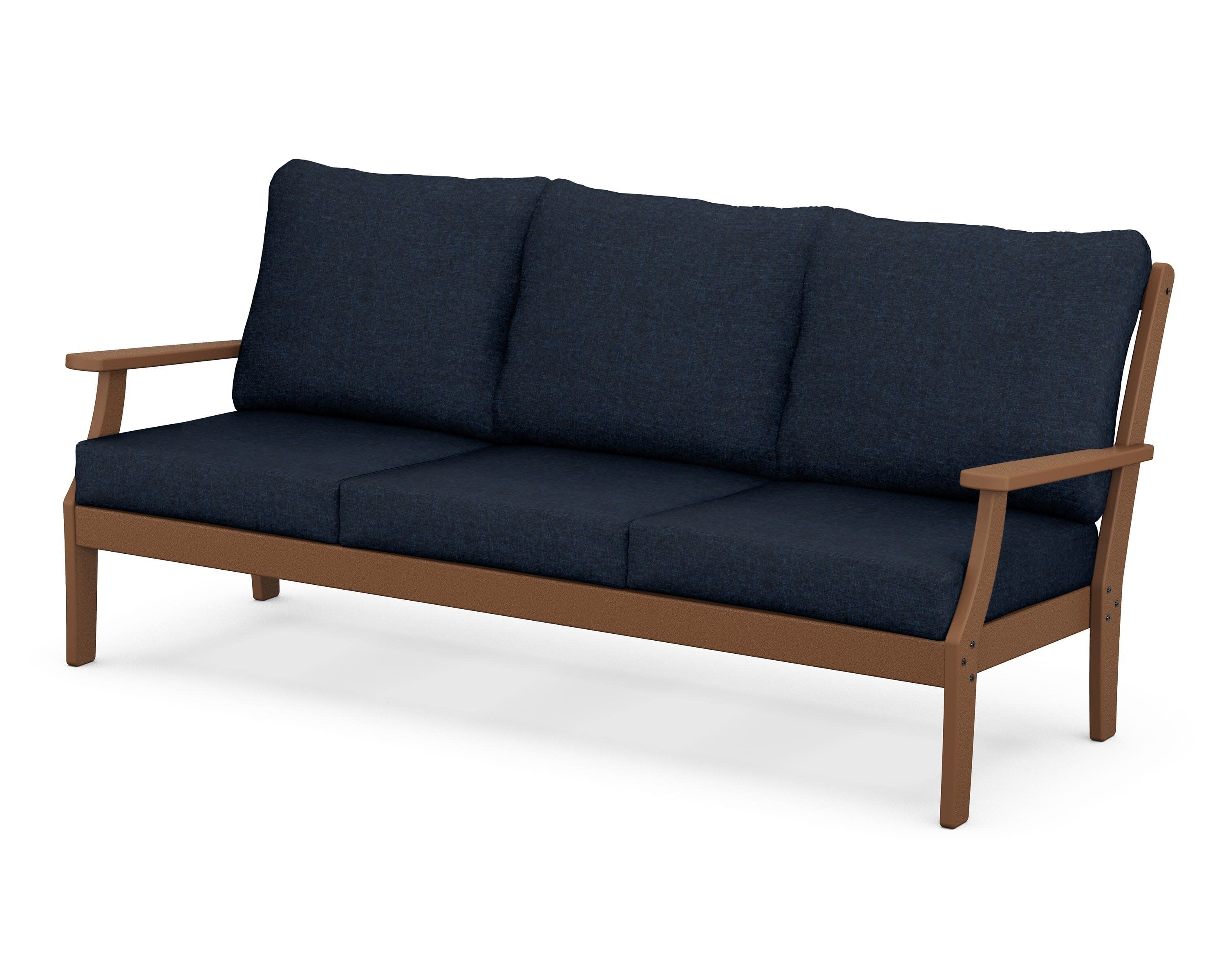 Yacht Club Deep Seating Sofa in Tree House / Marine Indigo