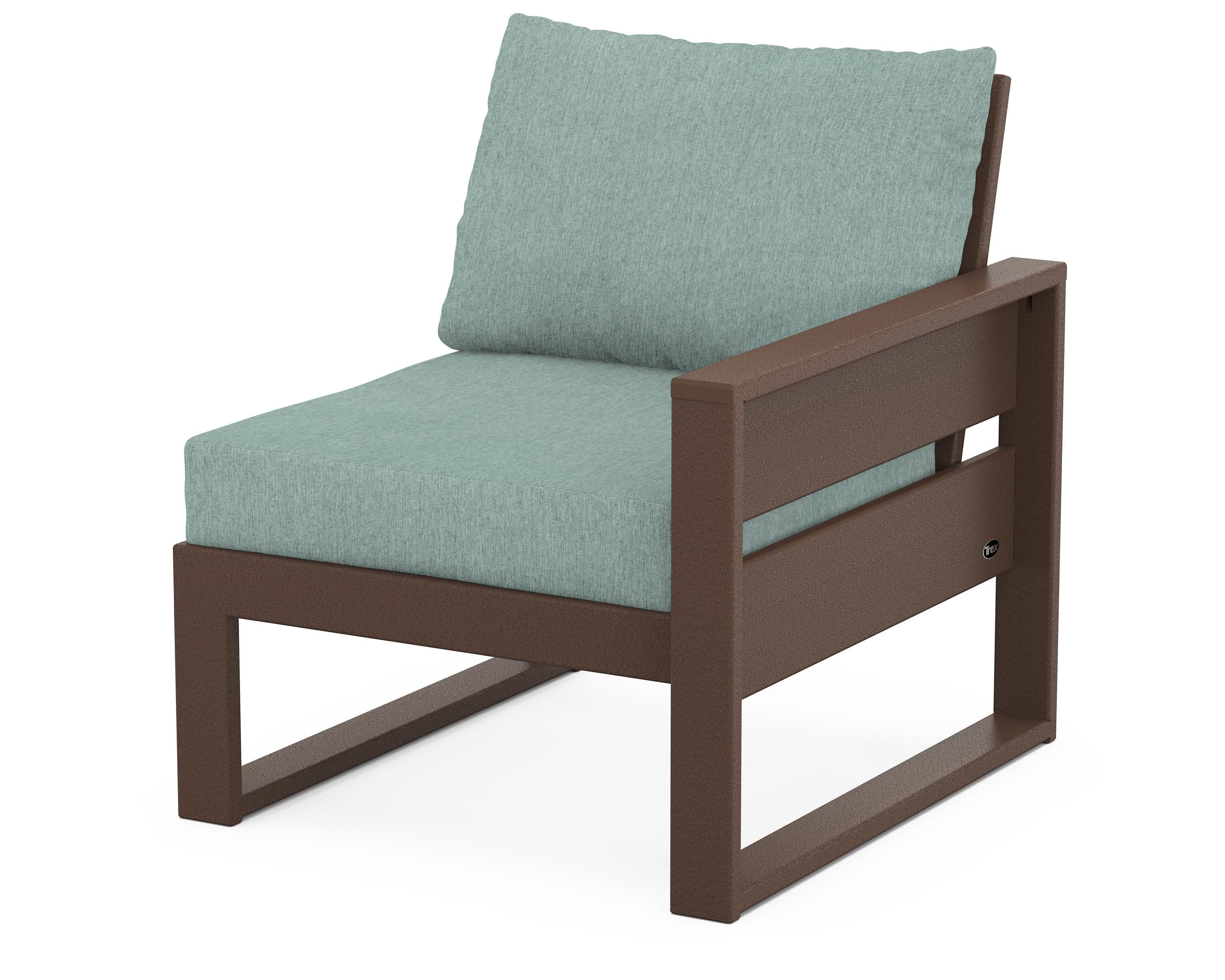 Eastport Modular Right Arm Chair in Vintage Lantern / Glacier Spa