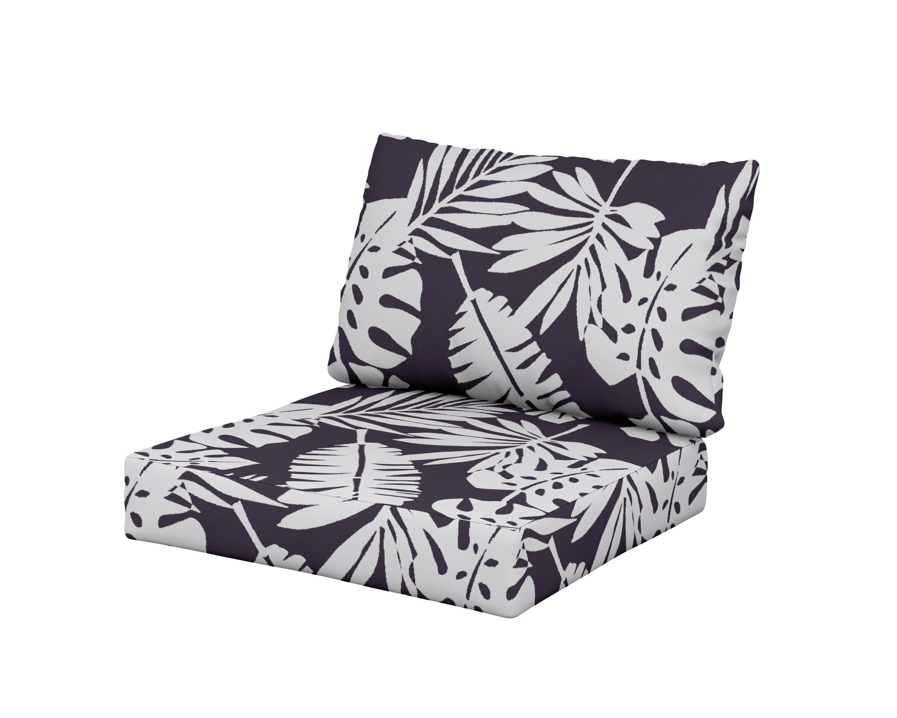 Modular Cushion in Leaf Navy