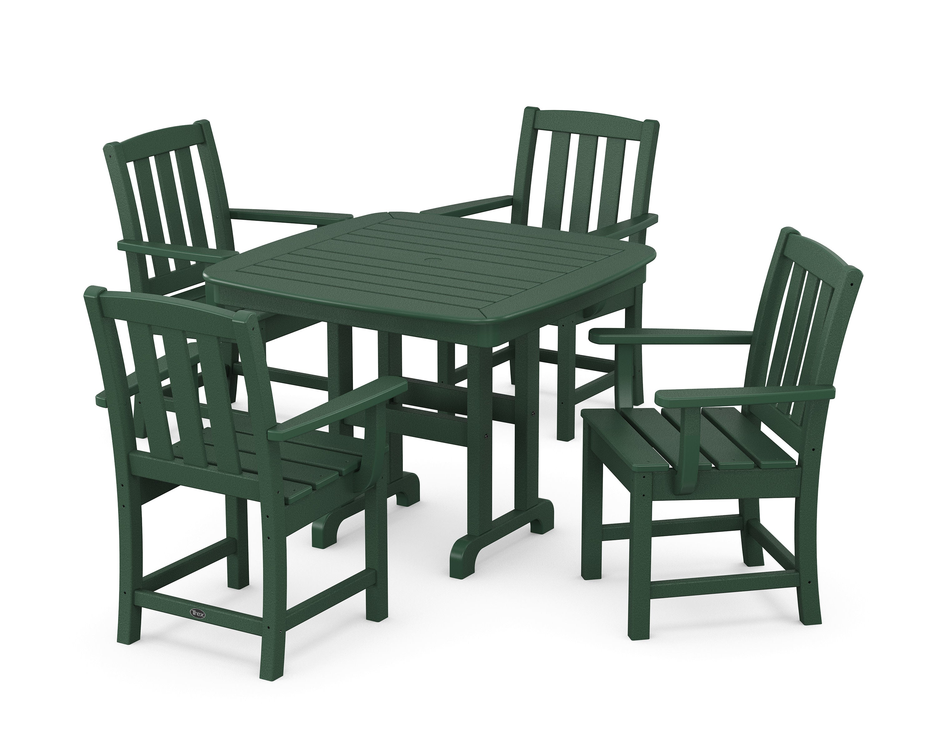 Cape Cod 5-Piece Dining Set in Rainforest Canopy