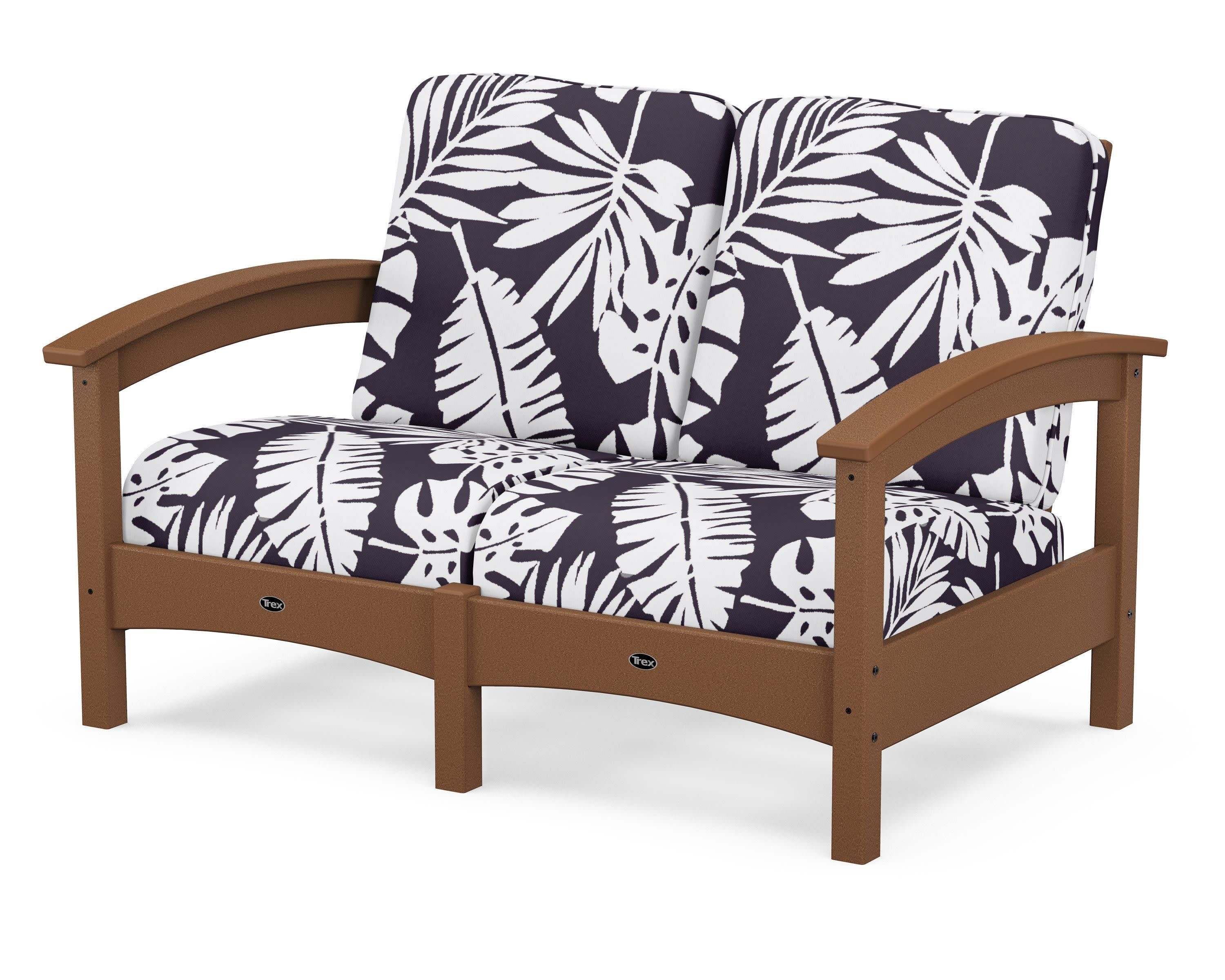 Rockport Club Loveseat in Tree House / Leaf Navy