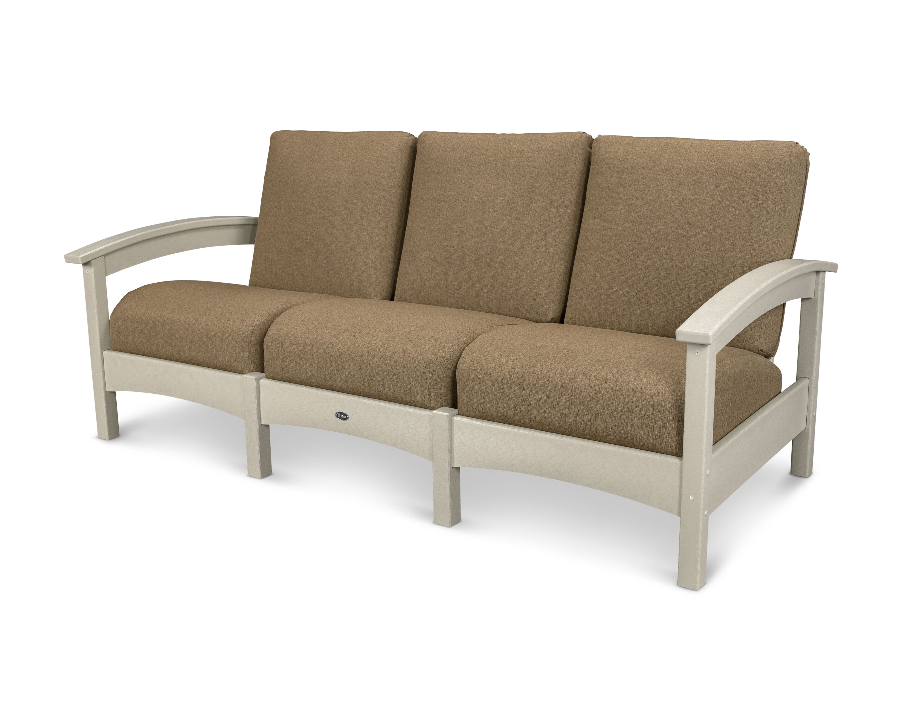 Rockport Club Sofa in Sand Castle / Sesame