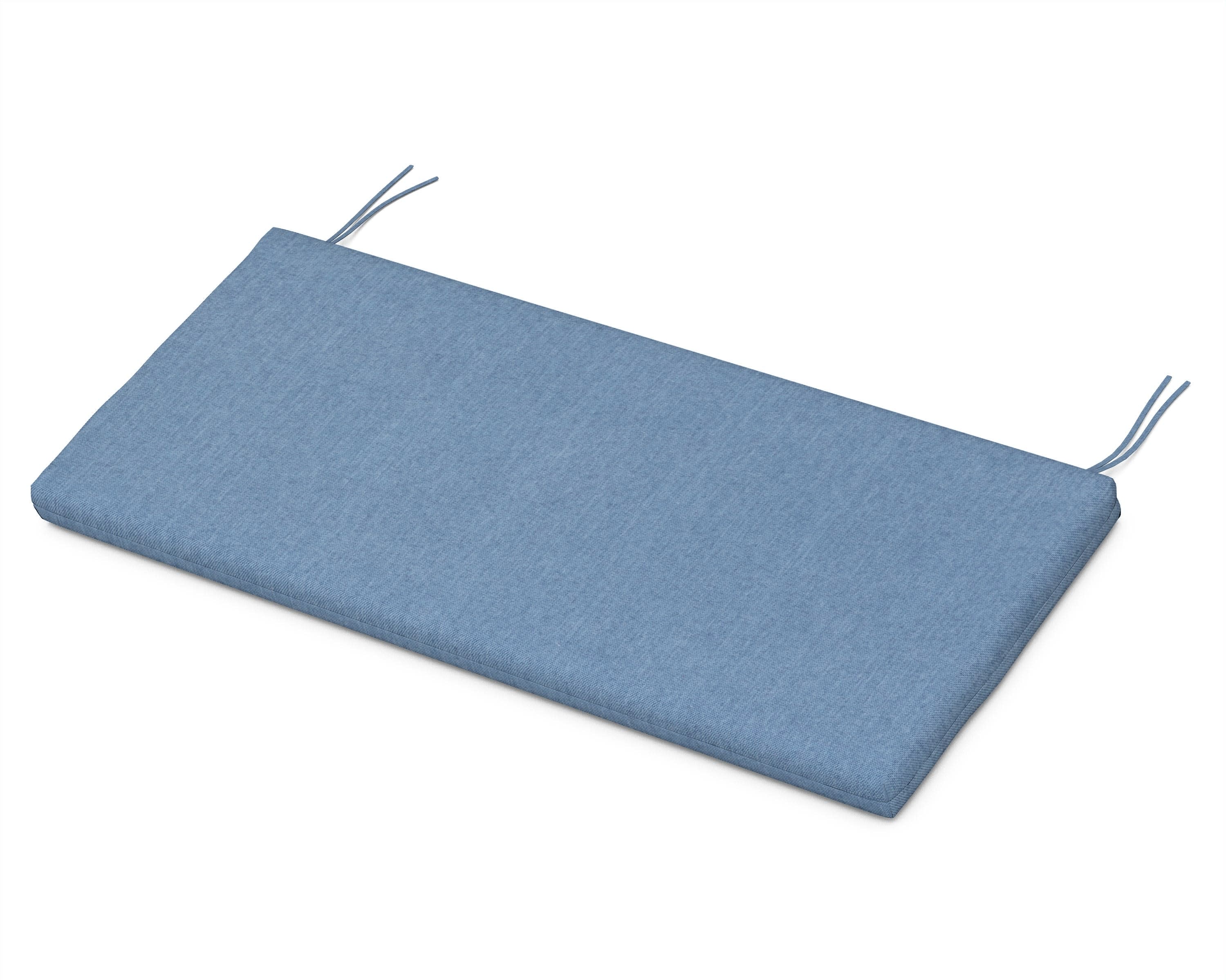 Bench Seat Cushion - 17"D x 40.5"W x 2.5"H in Sky Blue