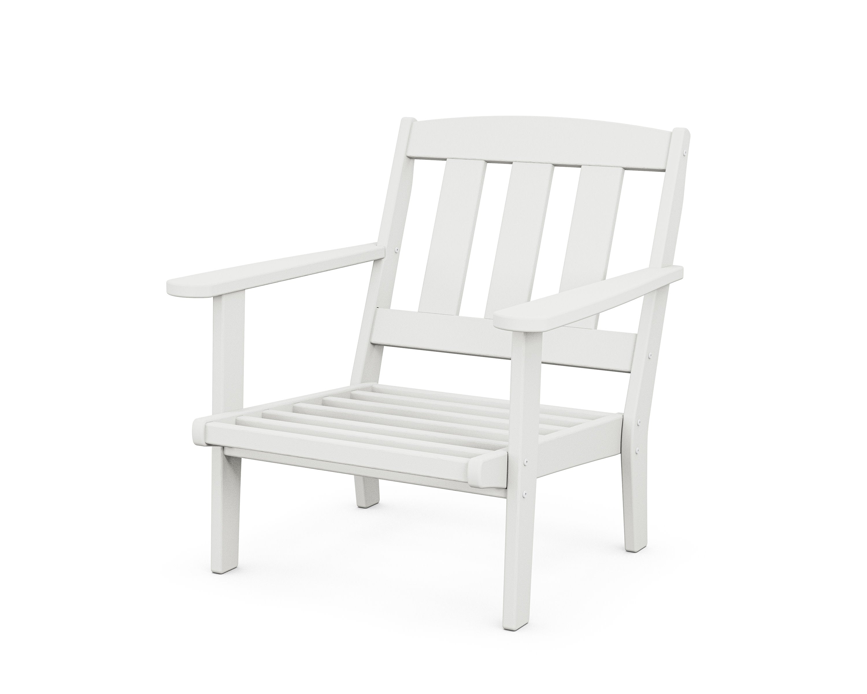 Cape Cod Deep Seating Chair Frame in Classic White