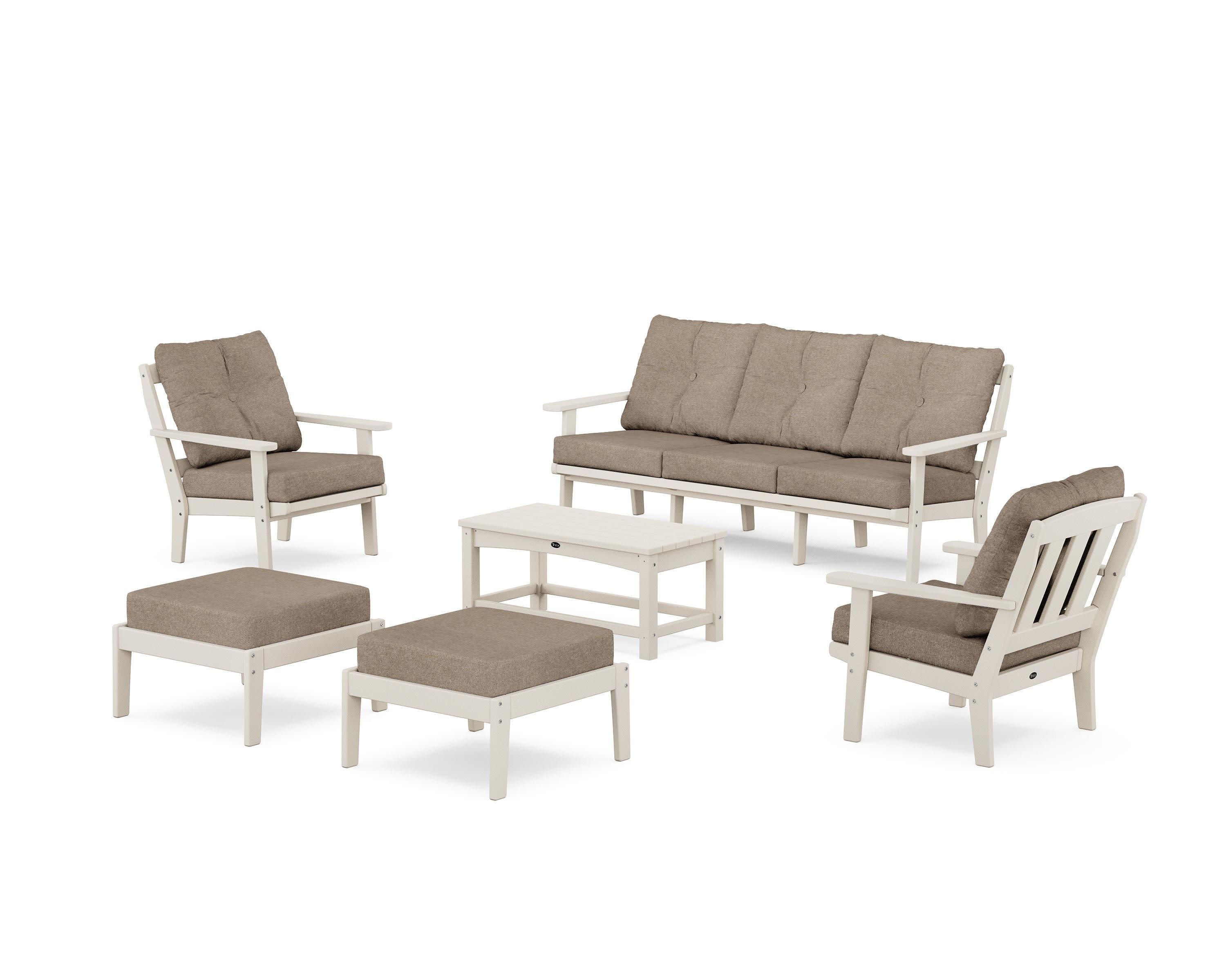 Cape Cod 6-Piece Lounge Sofa Set