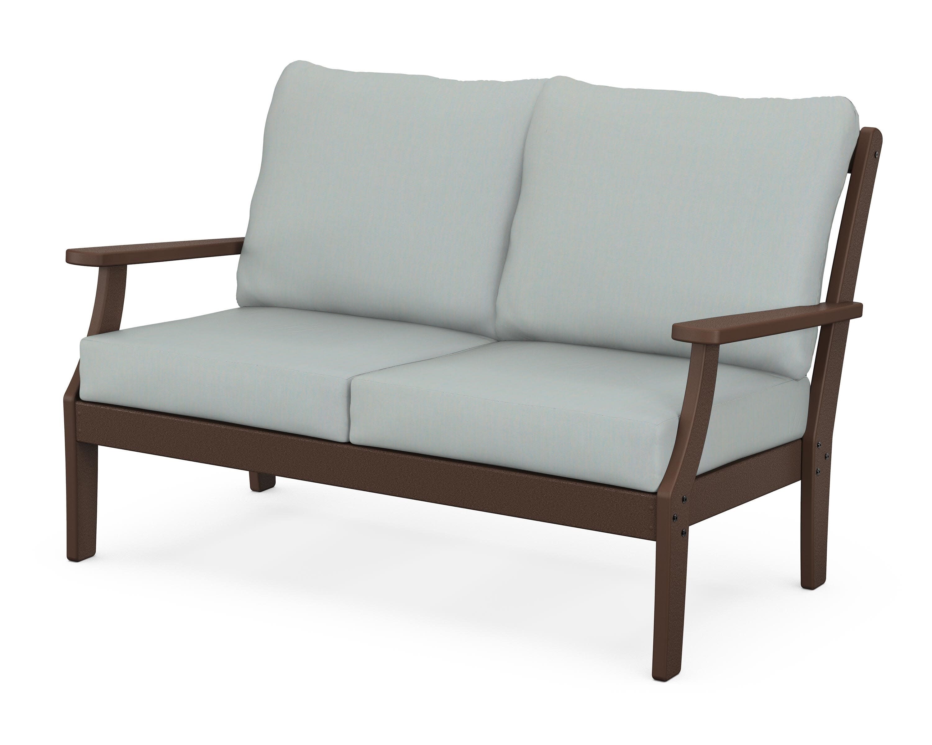 Yacht Club Deep Seating Loveseat in Vintage Lantern / Spa