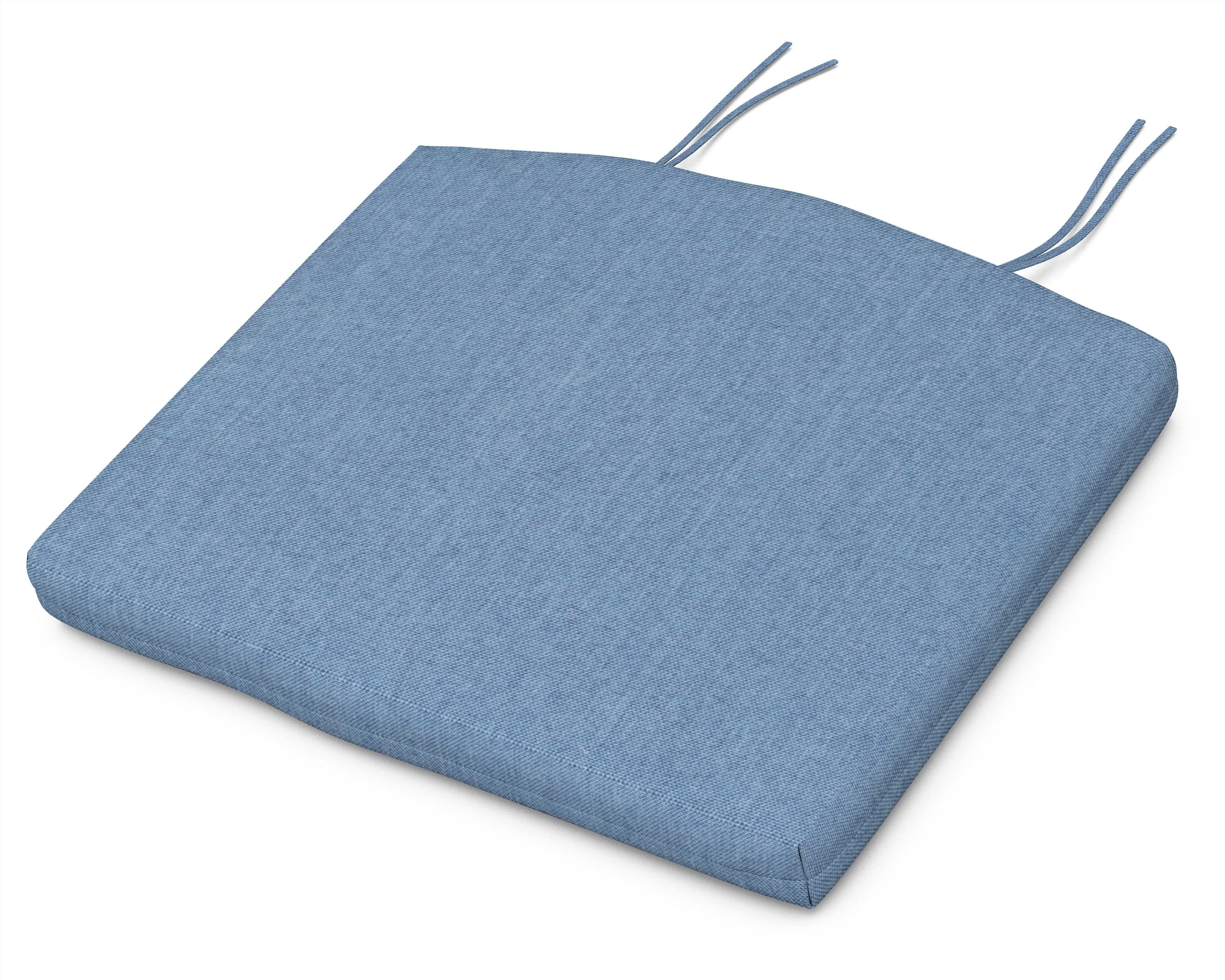 Seat Cushion - 18"D x 22"W x 2.5"H in Sky Blue