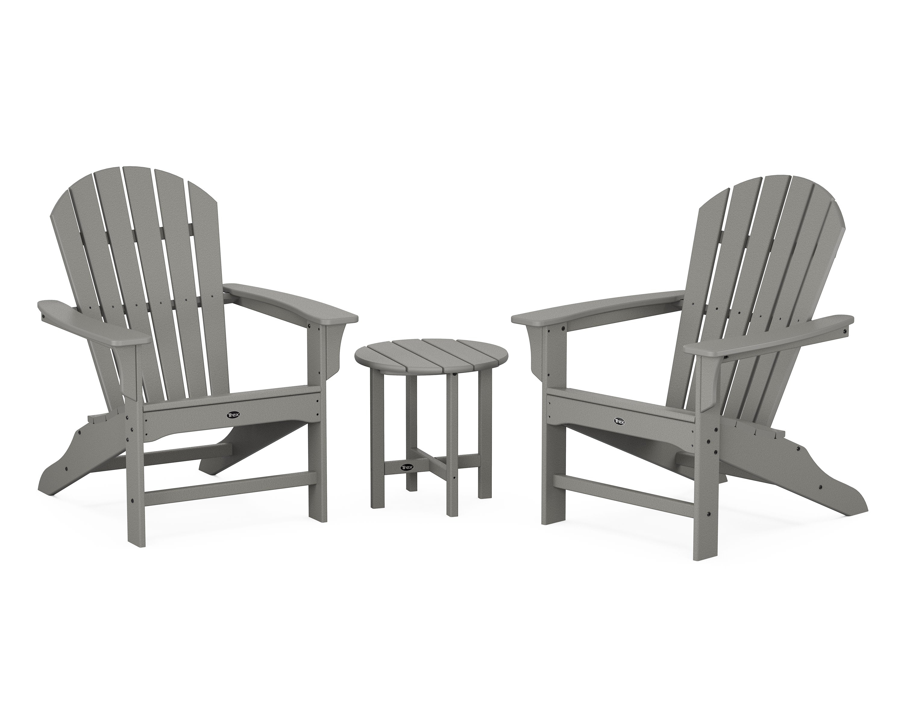 Yacht Club Shellback 3-Piece Adirondack Set in Stepping Stone