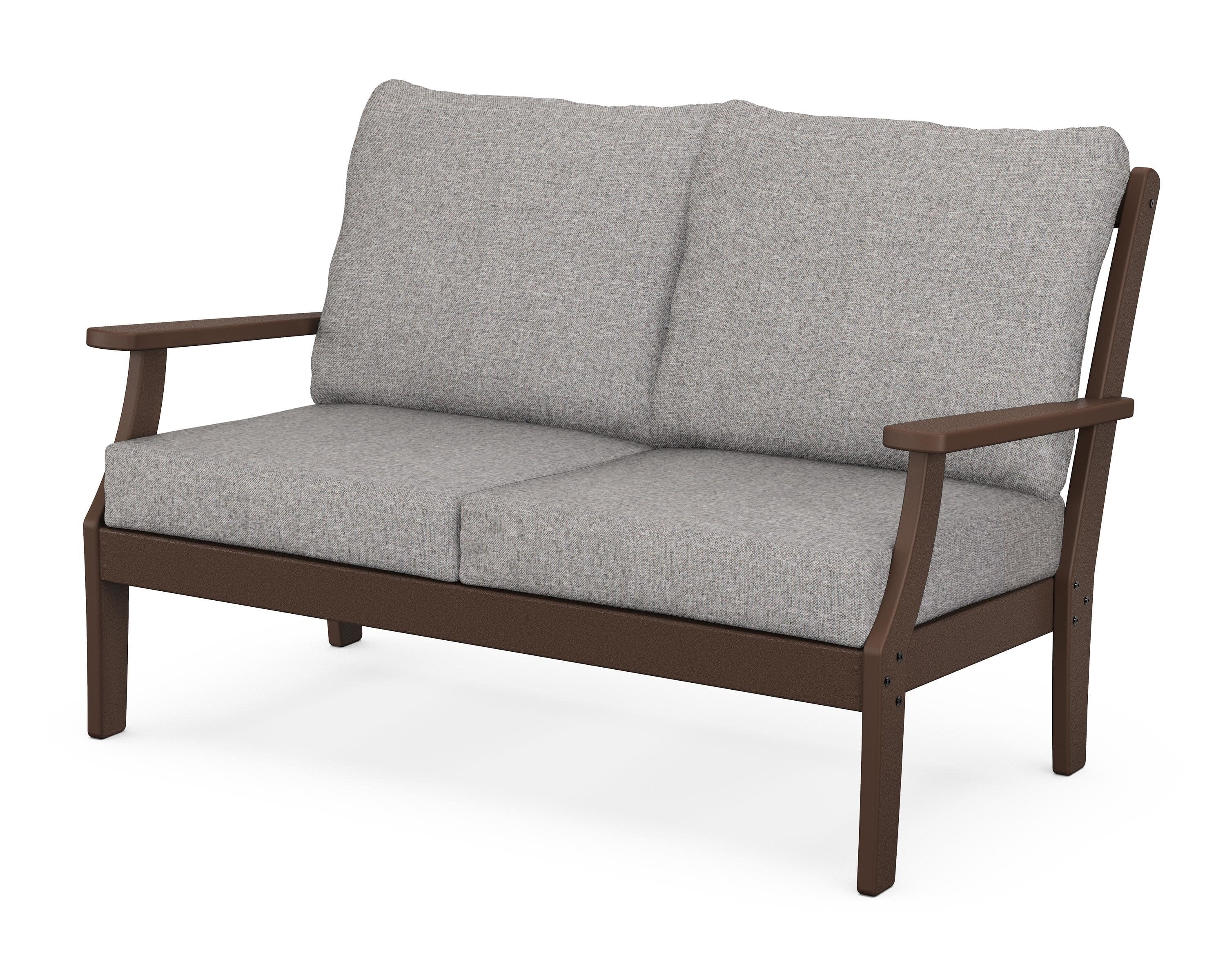 Yacht Club Deep Seating Loveseat in Vintage Lantern / Grey Mist