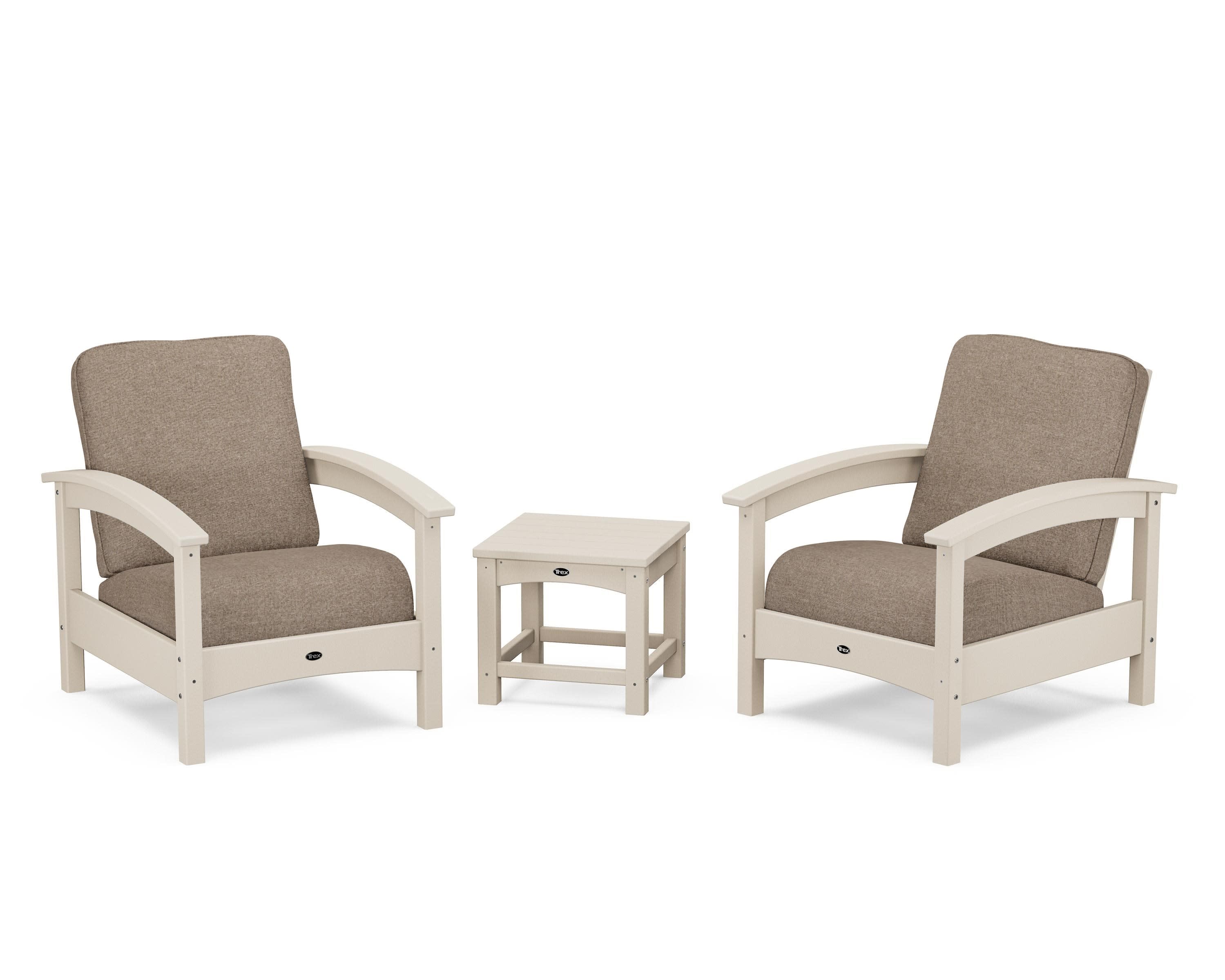 Trex Outdoor Furniture Rockport Club Conversation Set - Thumbnail 2