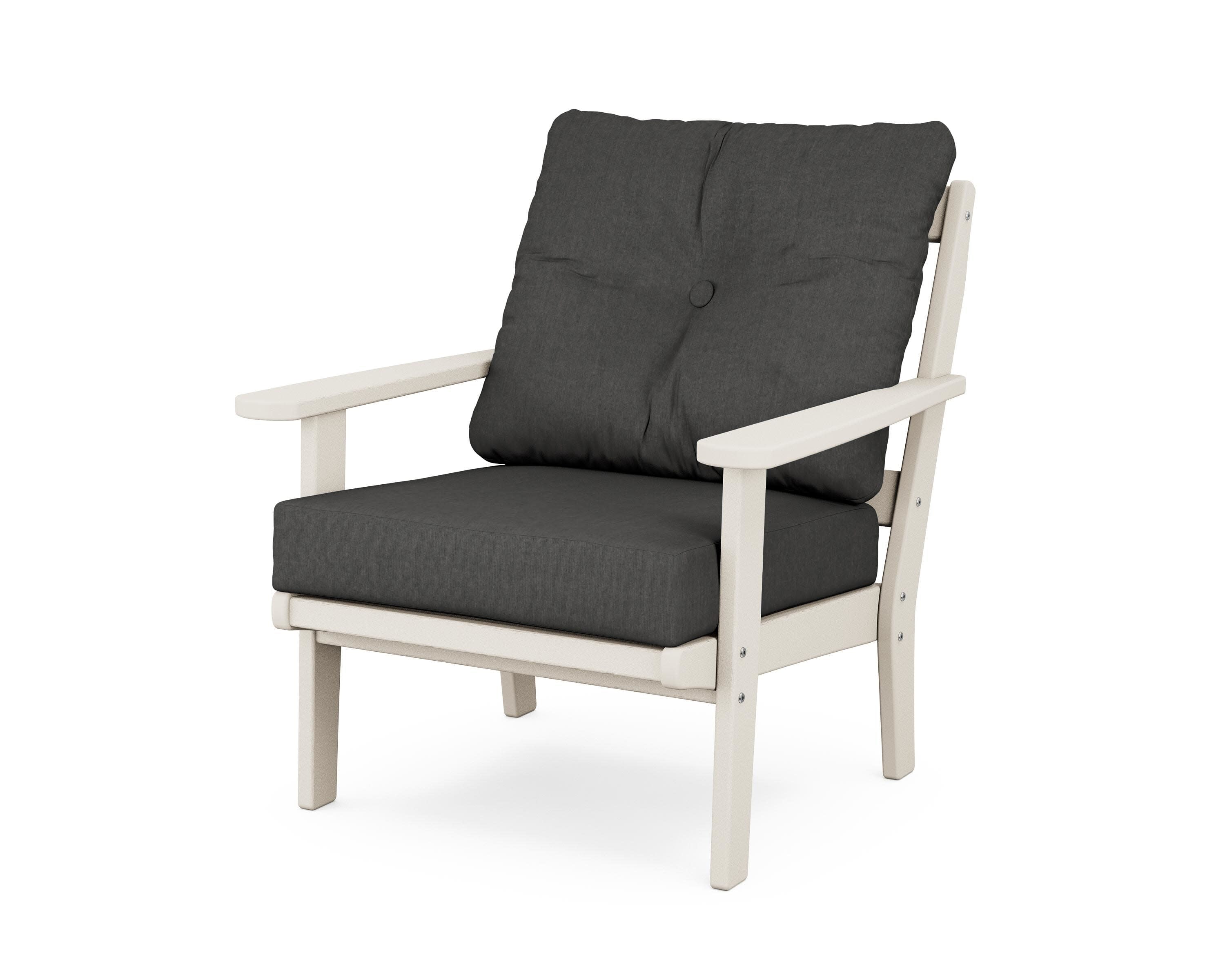 Cape Cod Deep Seating Chair in Sand Castle / Spectrum Carbon