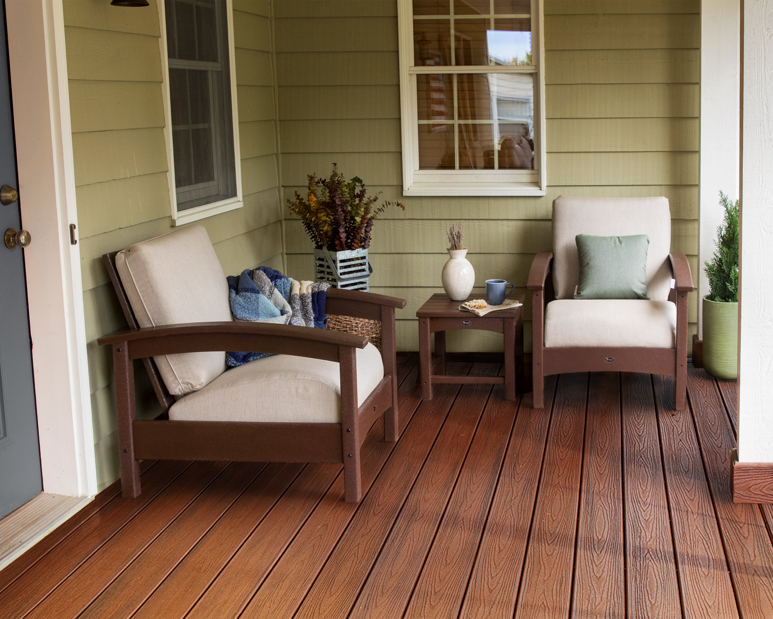 Trex Outdoor Furniture Rockport Club Conversation Set - Thumbnail 3