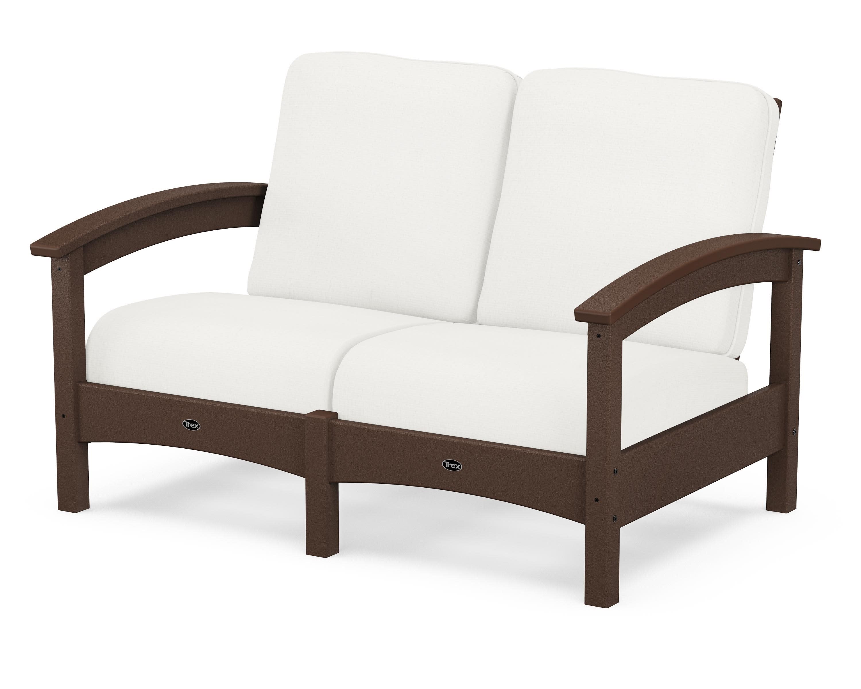 Rockport Club Loveseat in Vintage Lantern / Natural Linen