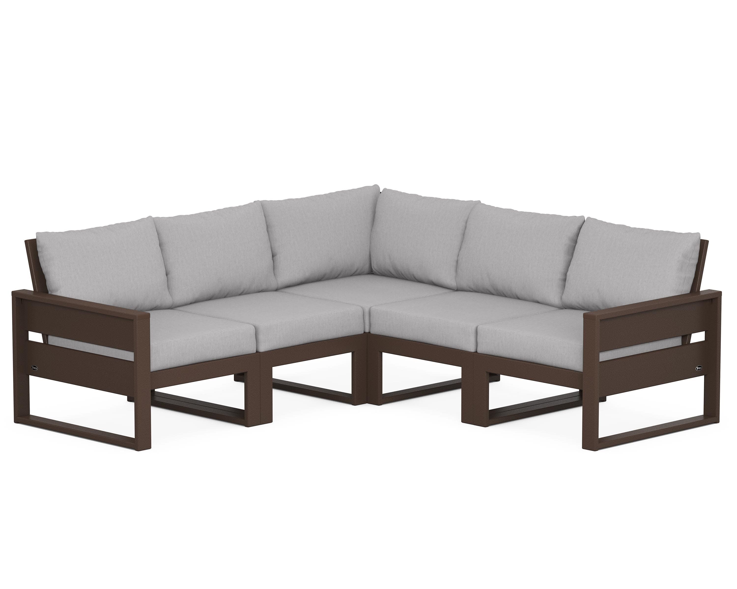 Eastport 5-Piece Sectional in Vintage Lantern / Granite