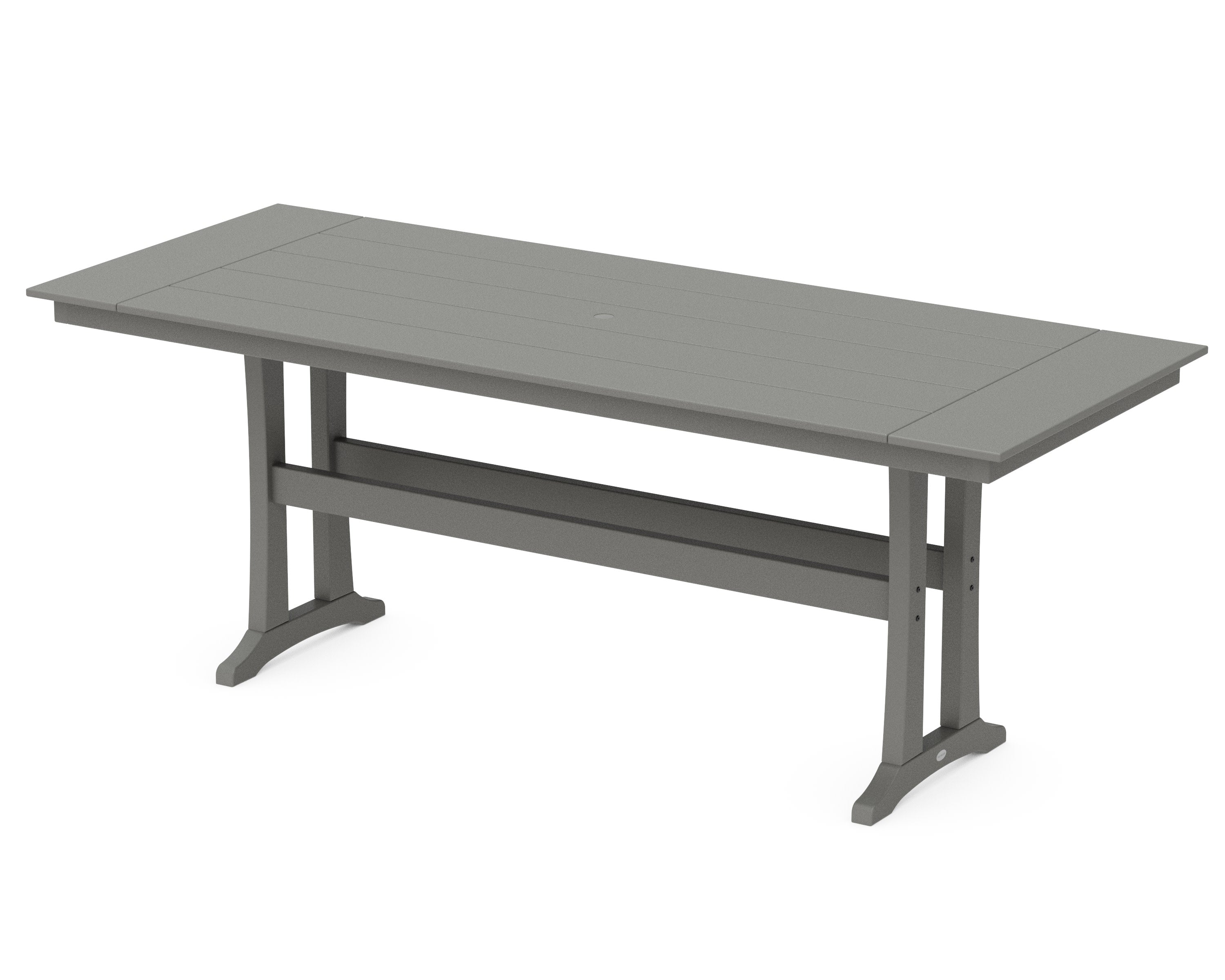 Farmhouse Trestle 38 x 96 Counter Table in Stepping Stone