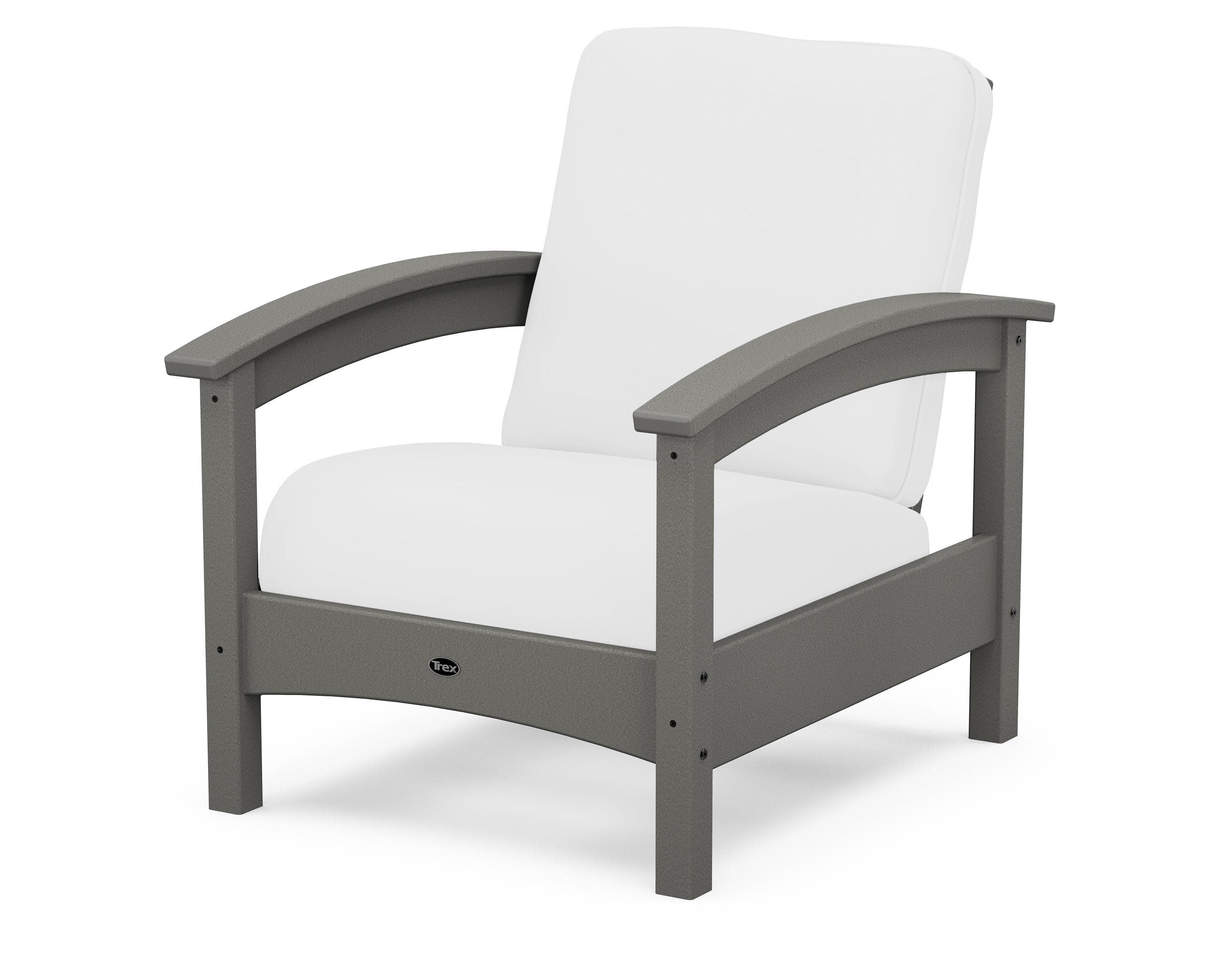Rockport Club Chair in Stepping Stone / Natural
