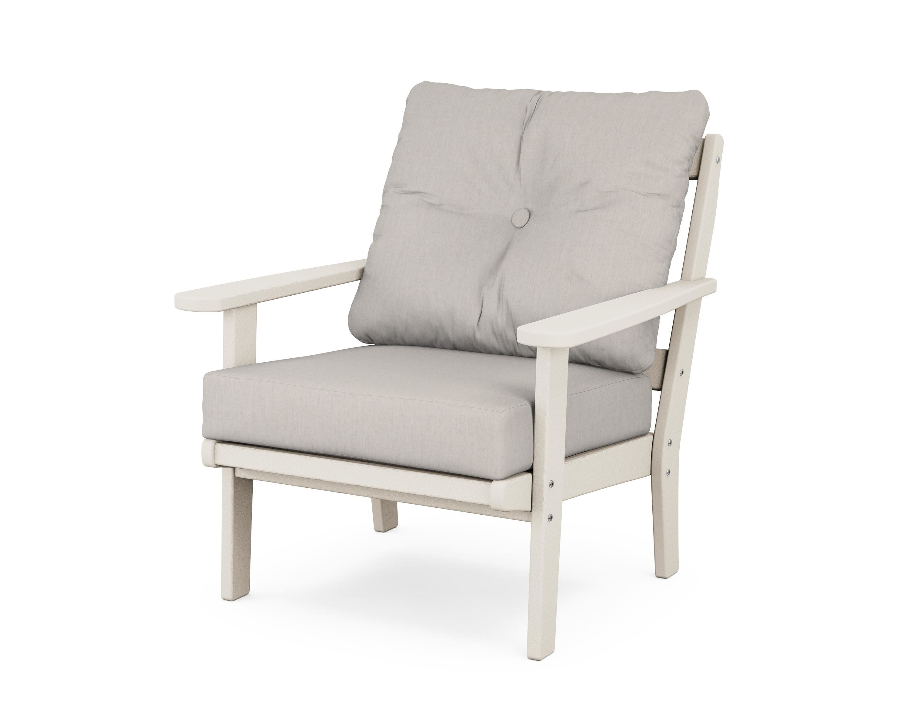 Cape Cod Deep Seating Chair in Sand Castle / Cast Ash