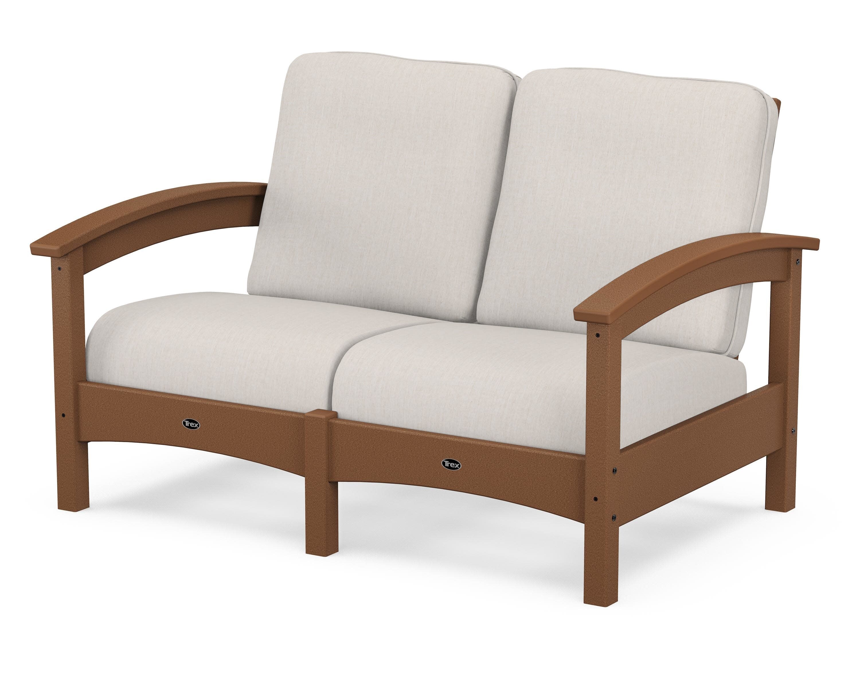 Rockport Club Loveseat in Tree House / Cast Ash