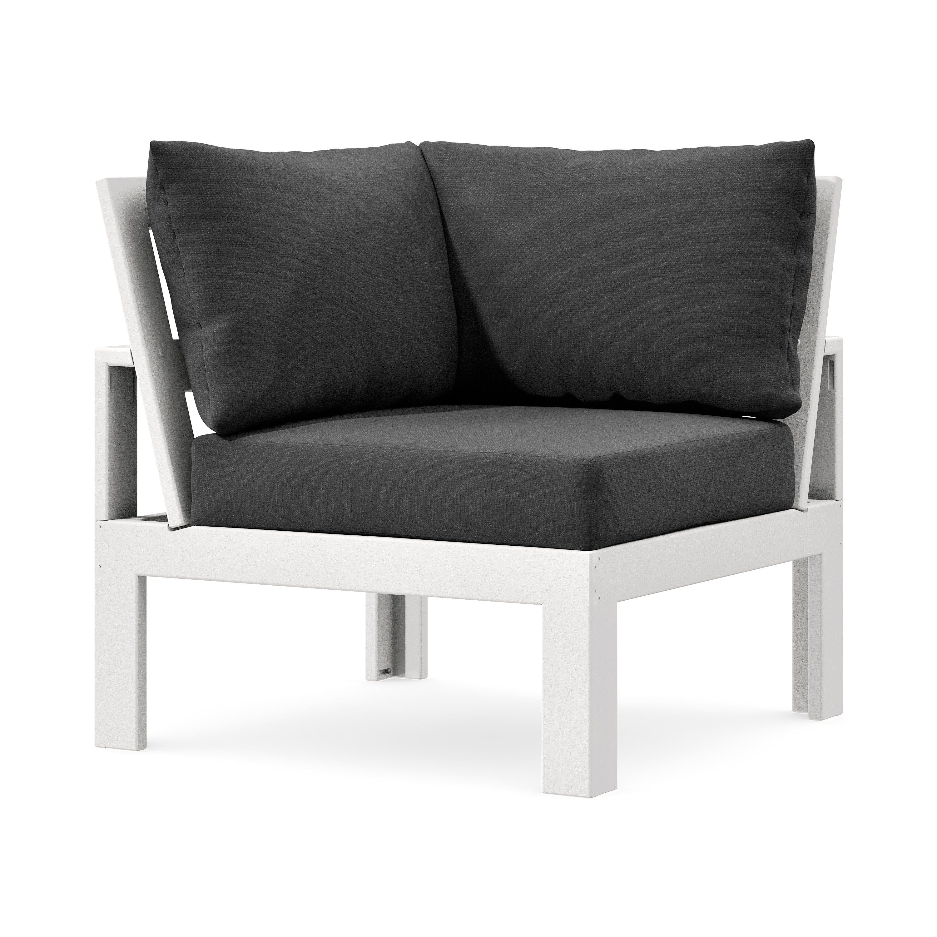 Modular Corner Chair in White / Spectrum Carbon