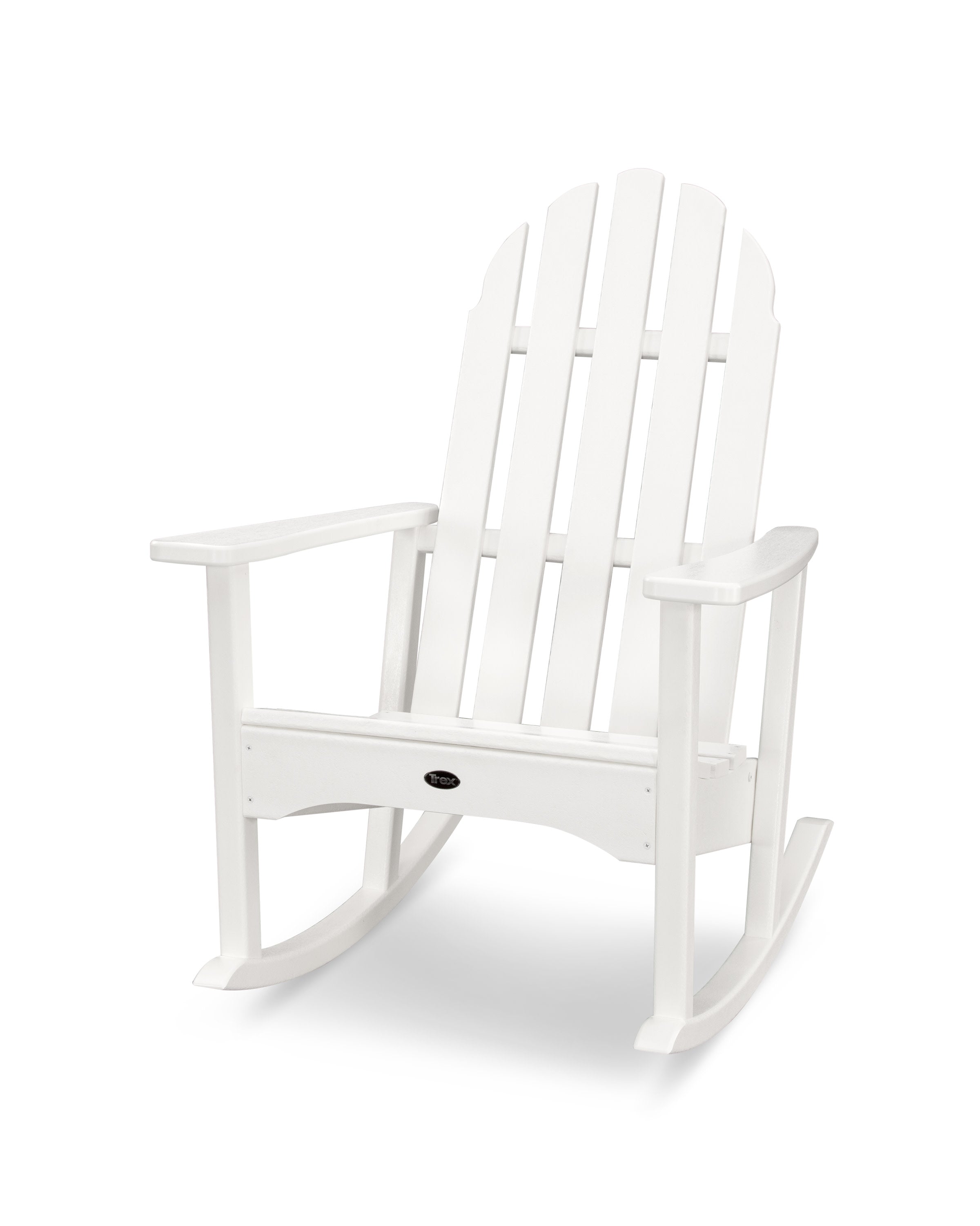 Cape Cod Adirondack Rocking Chair in Classic White