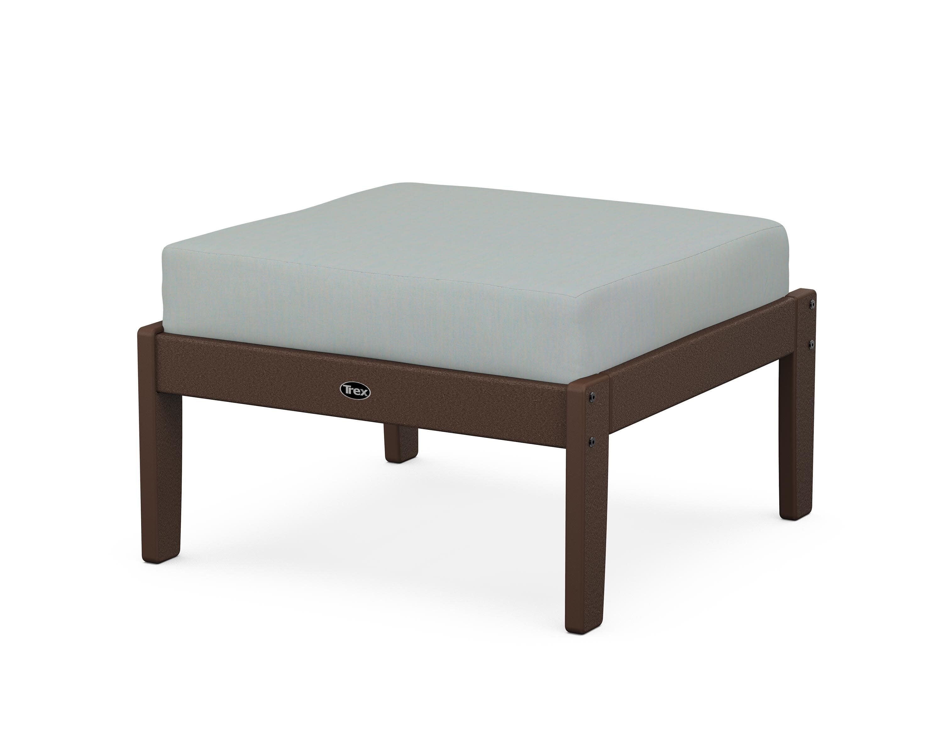 Yacht Club Deep Seating Ottoman in Vintage Lantern / Spa
