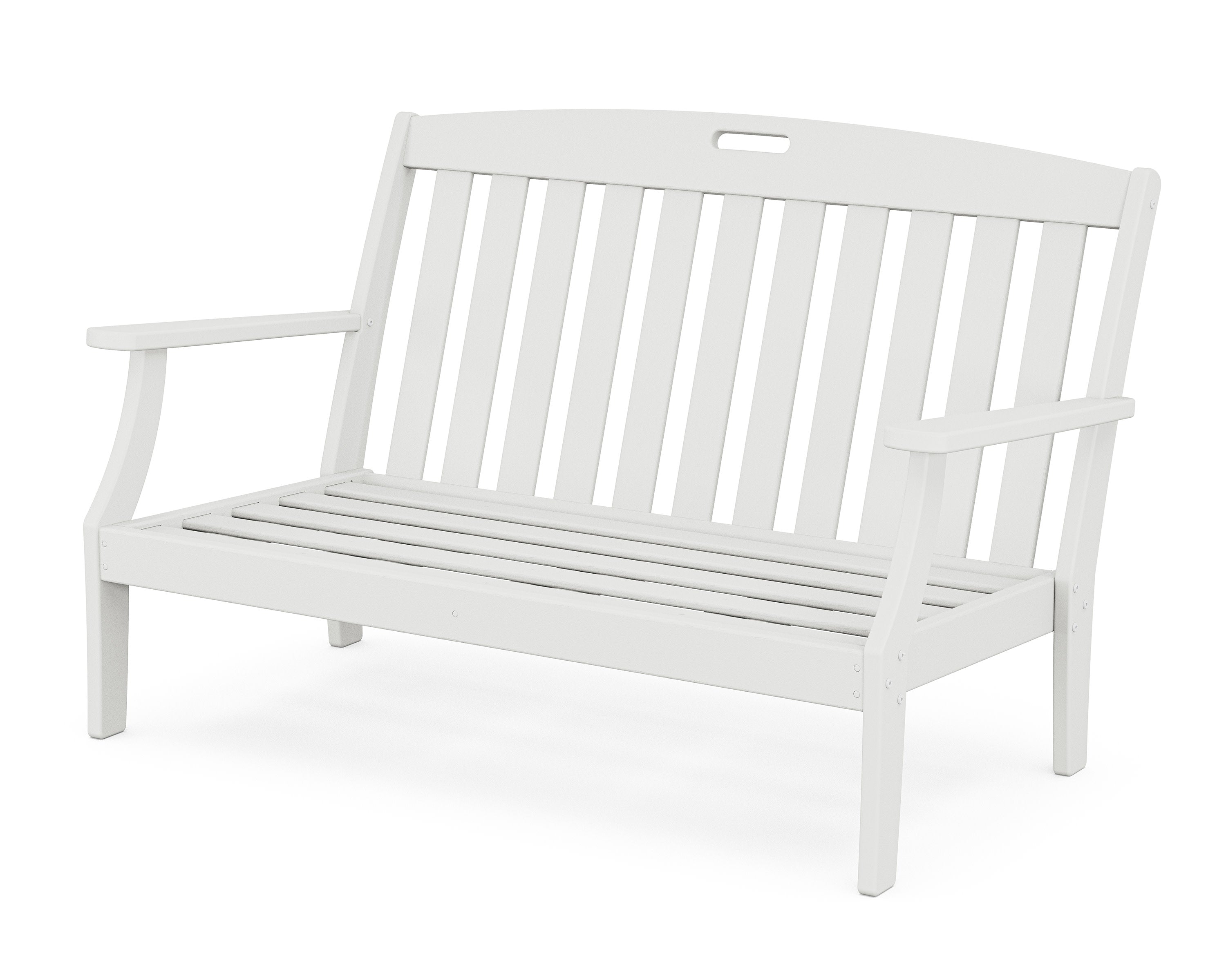 Yacht Club Deep Seating Loveseat Frame in Classic White