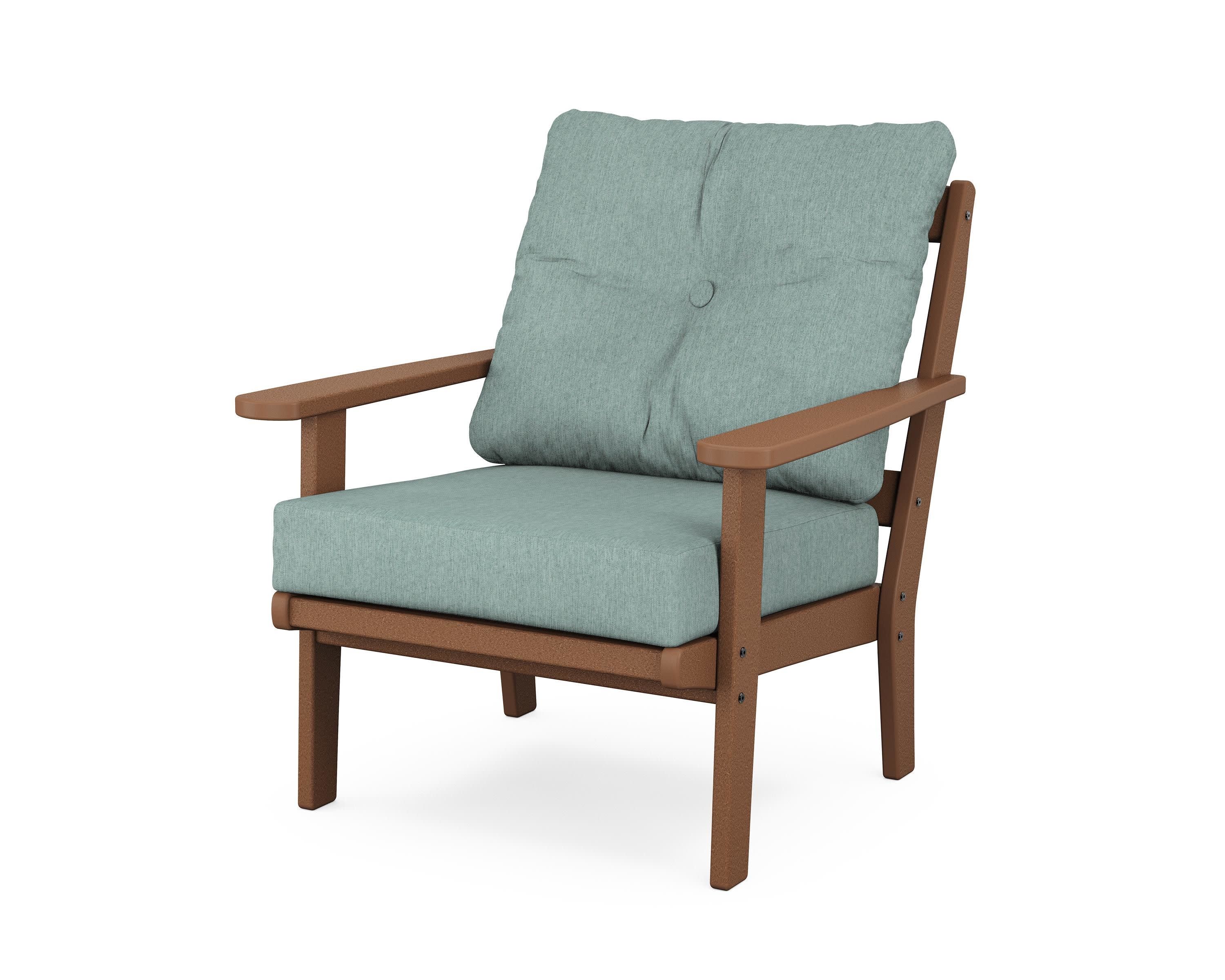 Cape Cod Deep Seating Chair in Tree House / Glacier Spa