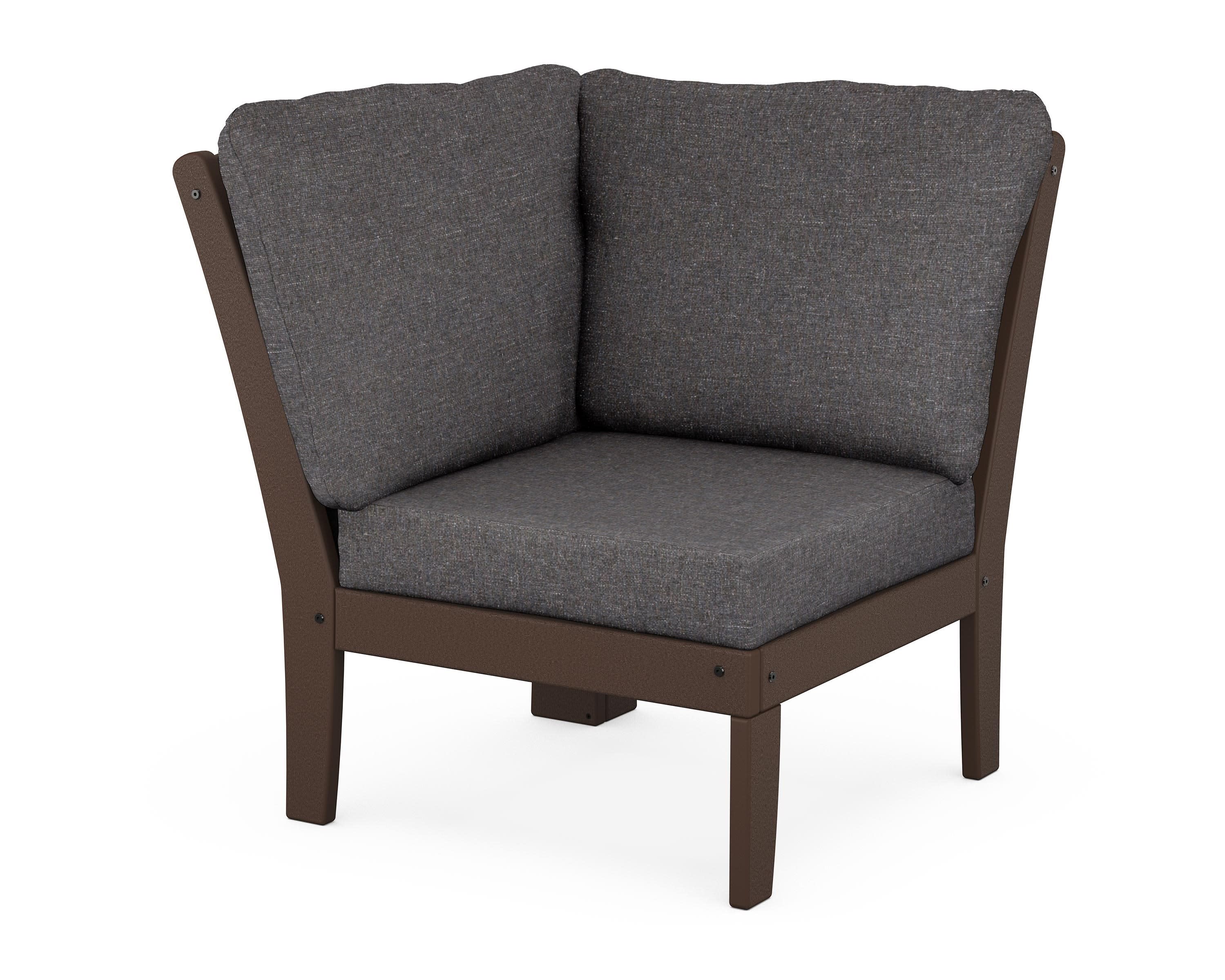 Yacht Club Modular Corner Chair in Vintage Lantern / Ash Charcoal