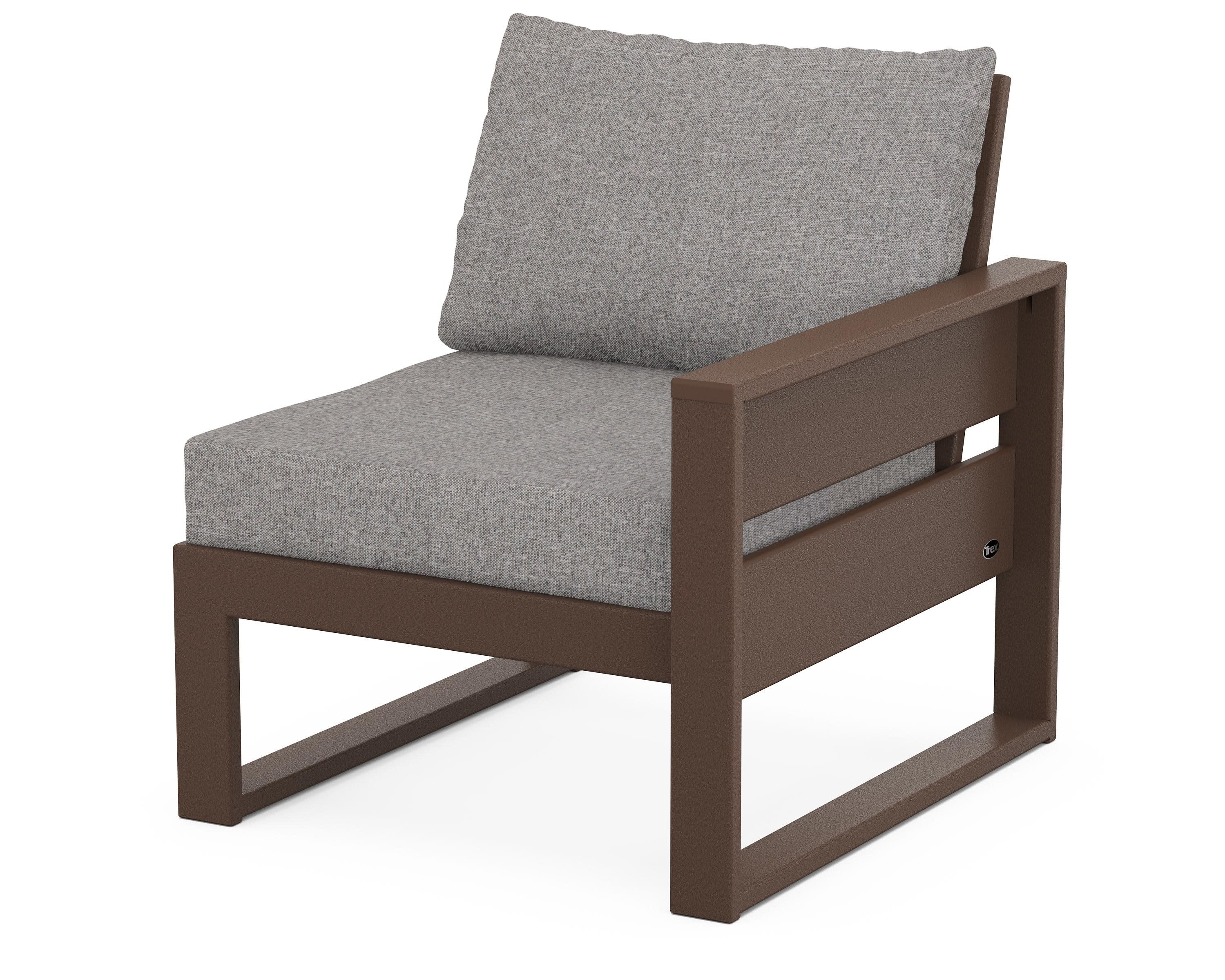 Eastport Modular Right Arm Chair in Vintage Lantern / Grey Mist