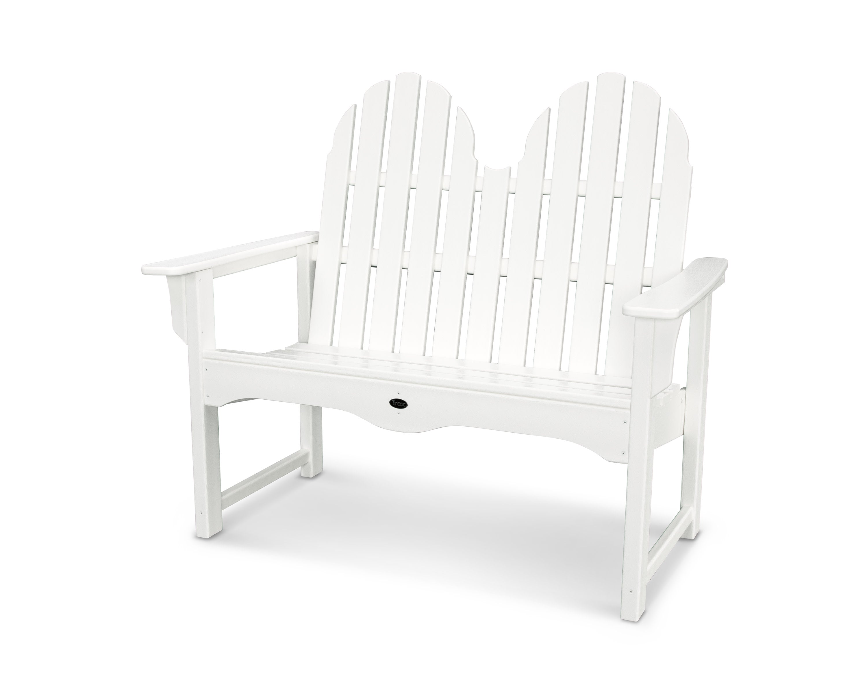 Cape Cod 48" Adirondack Bench in Classic White