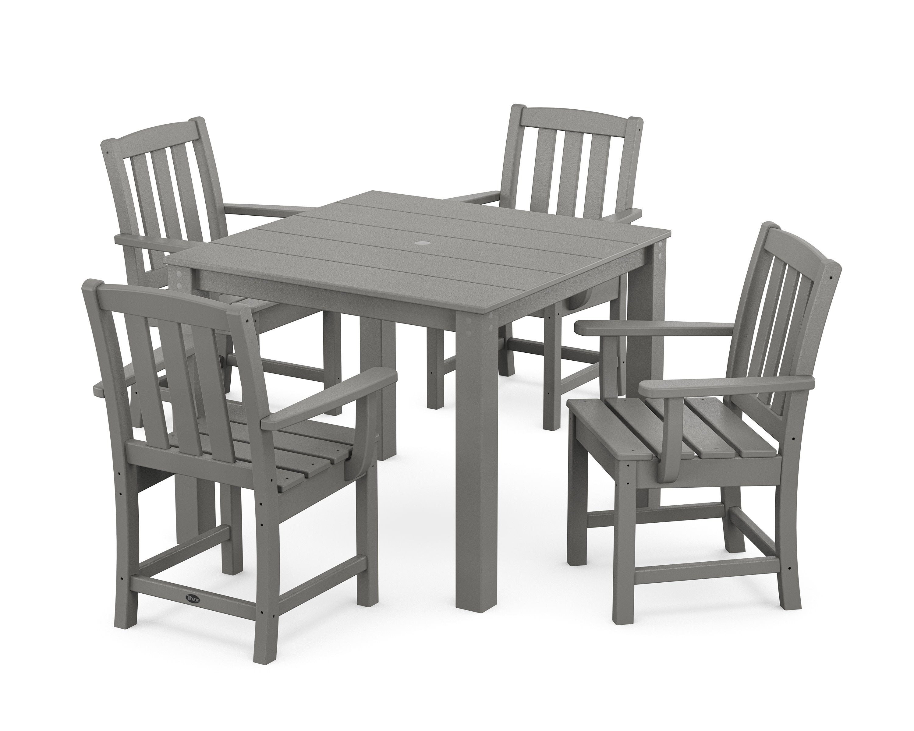 Cape Cod 5-Piece Parsons Dining Set in Stepping Stone