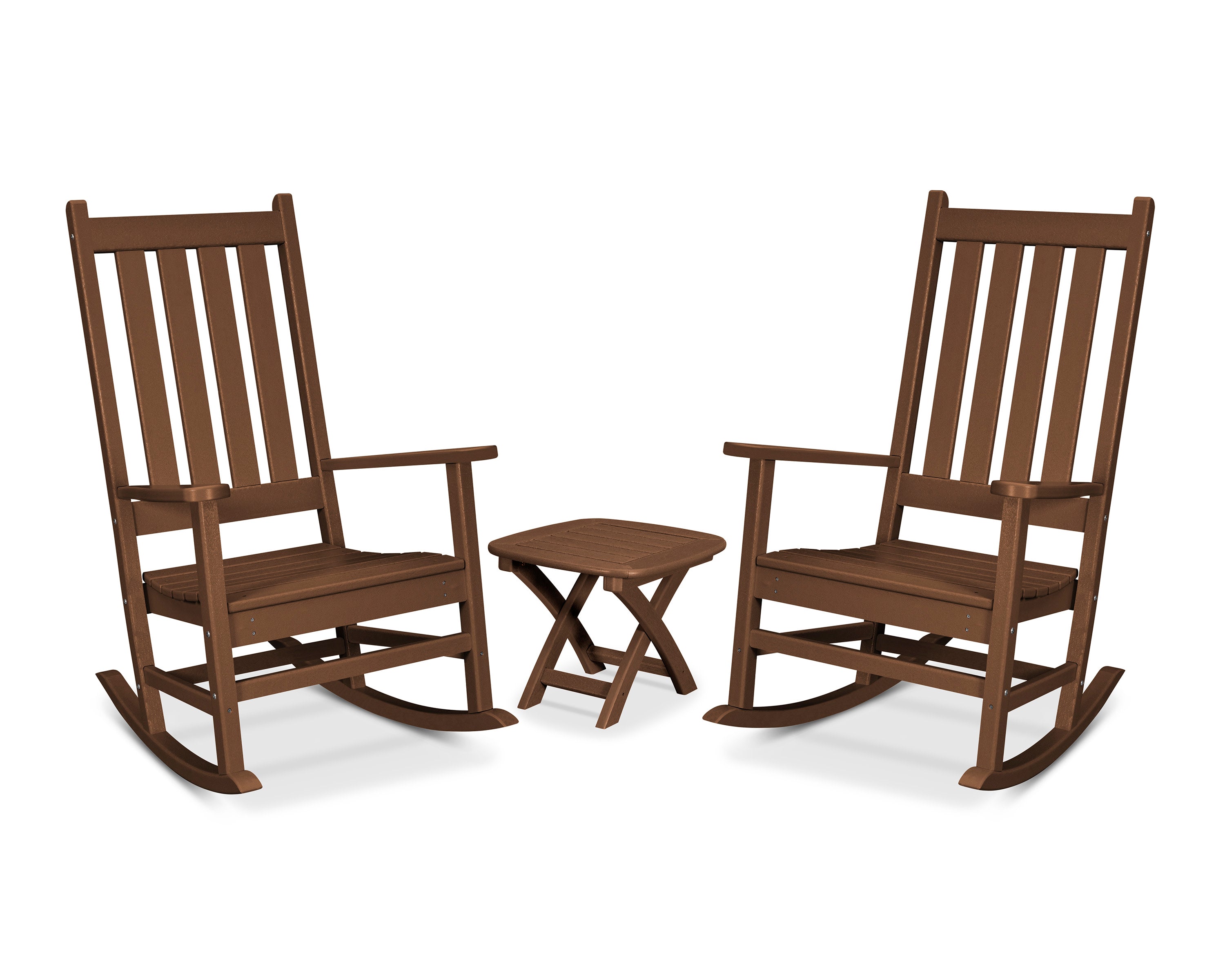 Cape Cod 3-Piece Porch Rocking Chair Set in Tree House