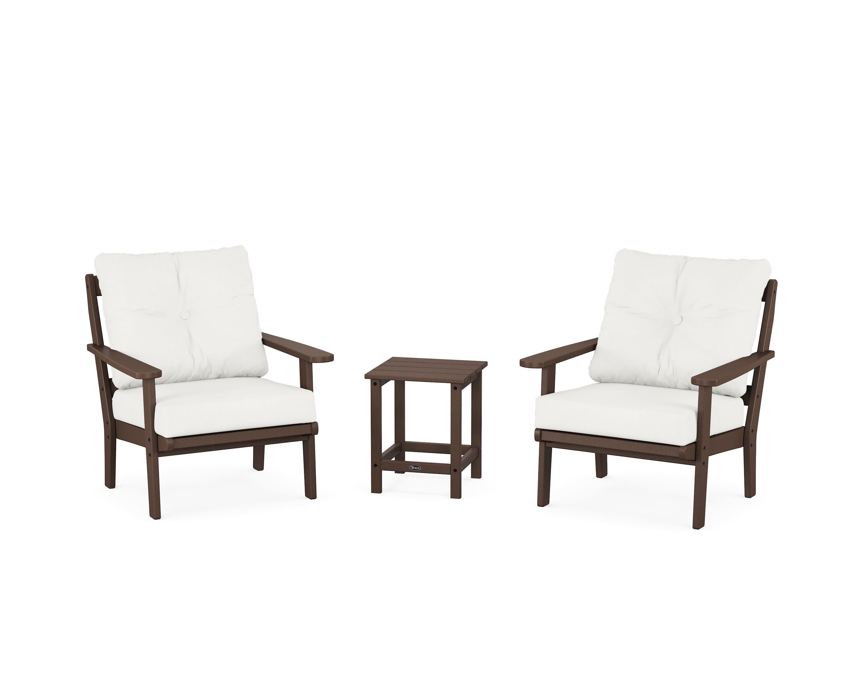Cape Cod 3-Piece Deep Seating Set in Vintage Lantern / Natural Linen