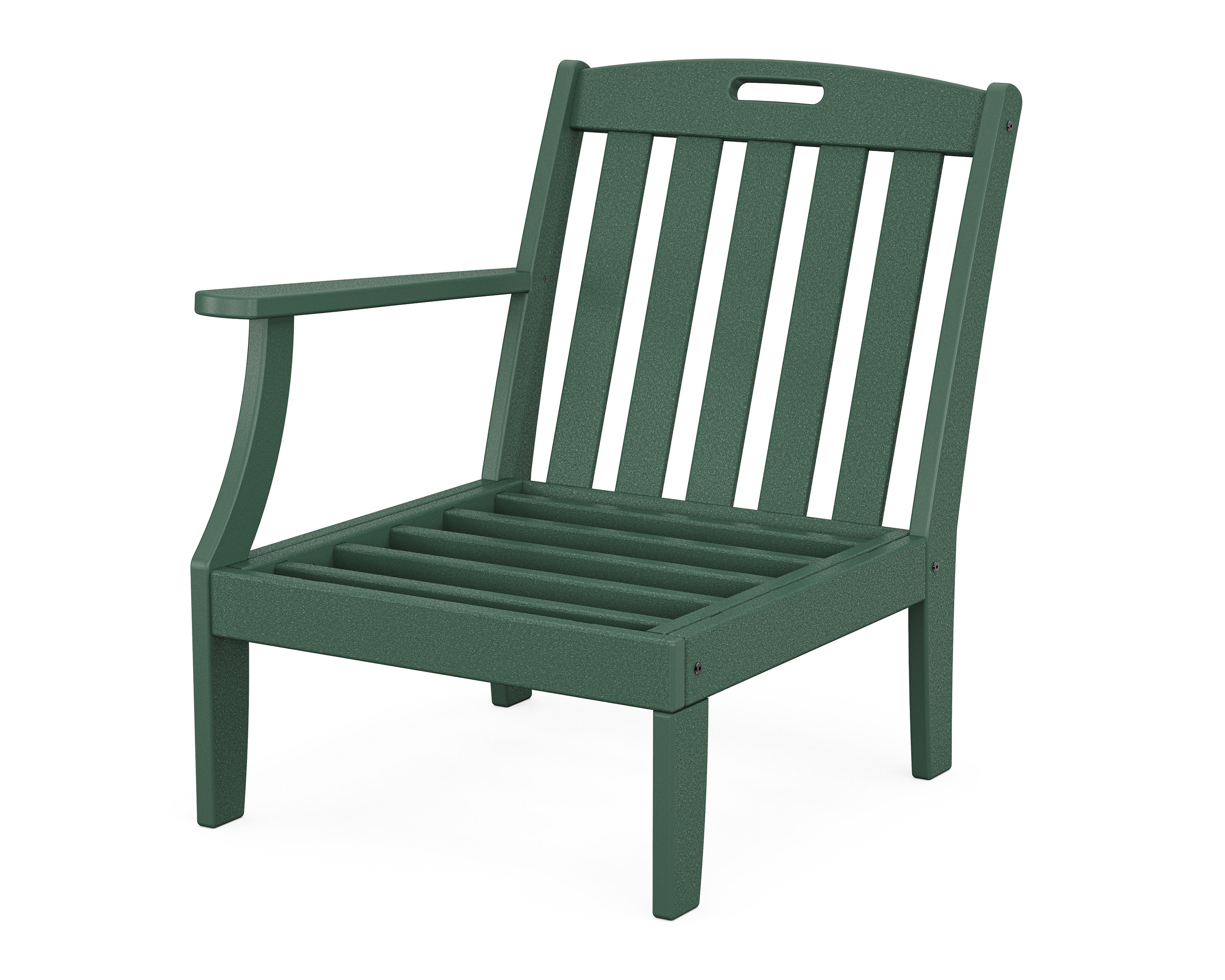 Yacht Club Modular Left Arm Chair Frame in Rainforest Canopy