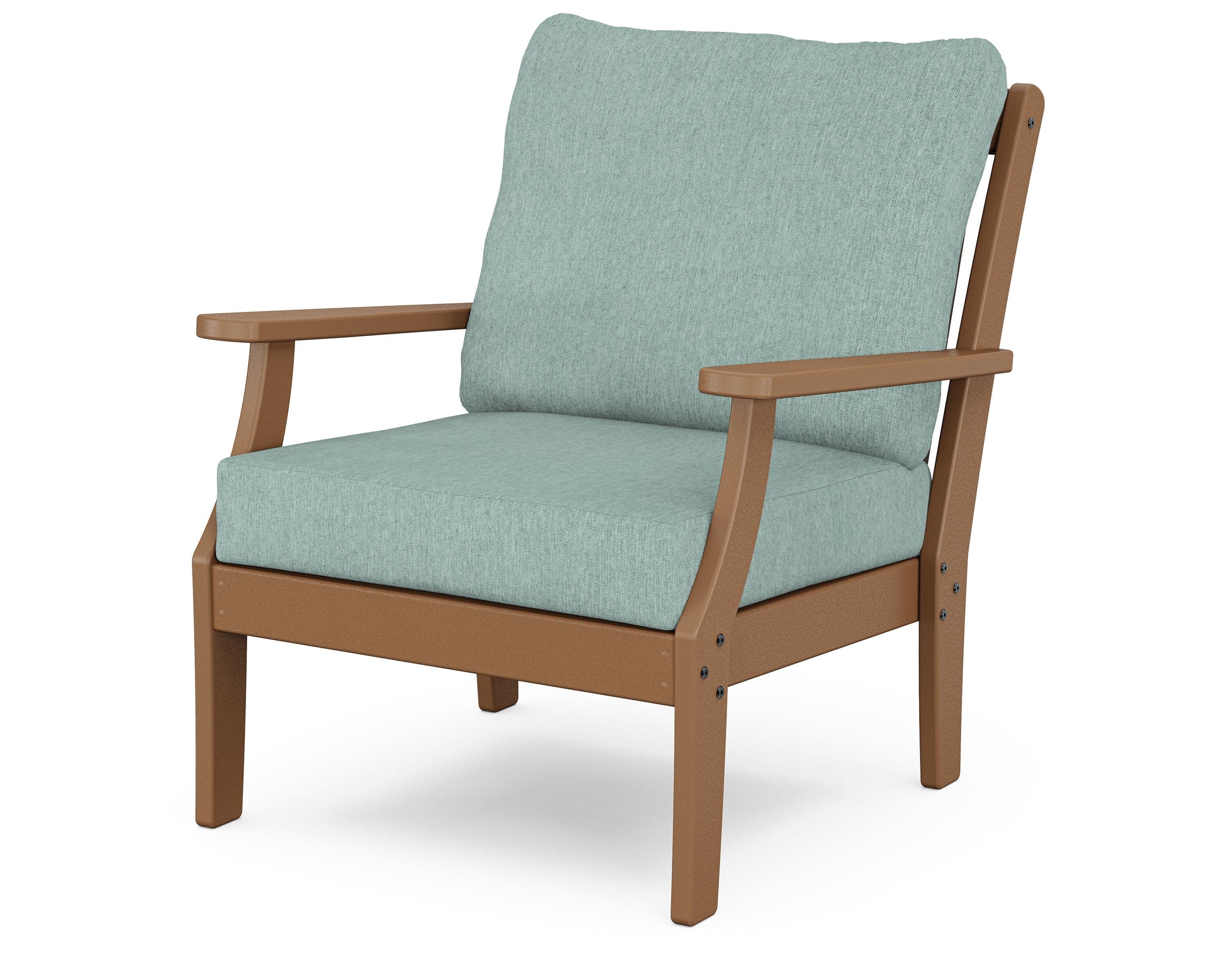 Yacht Club Deep Seating Chair in Tree House / Glacier Spa