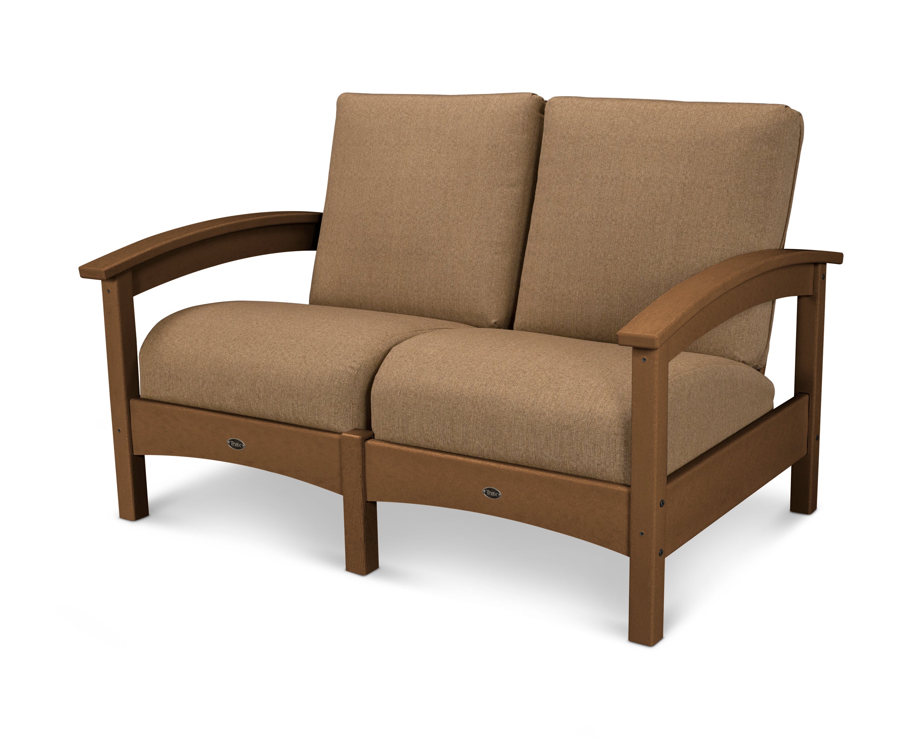 Rockport Club Loveseat in Tree House / Sesame