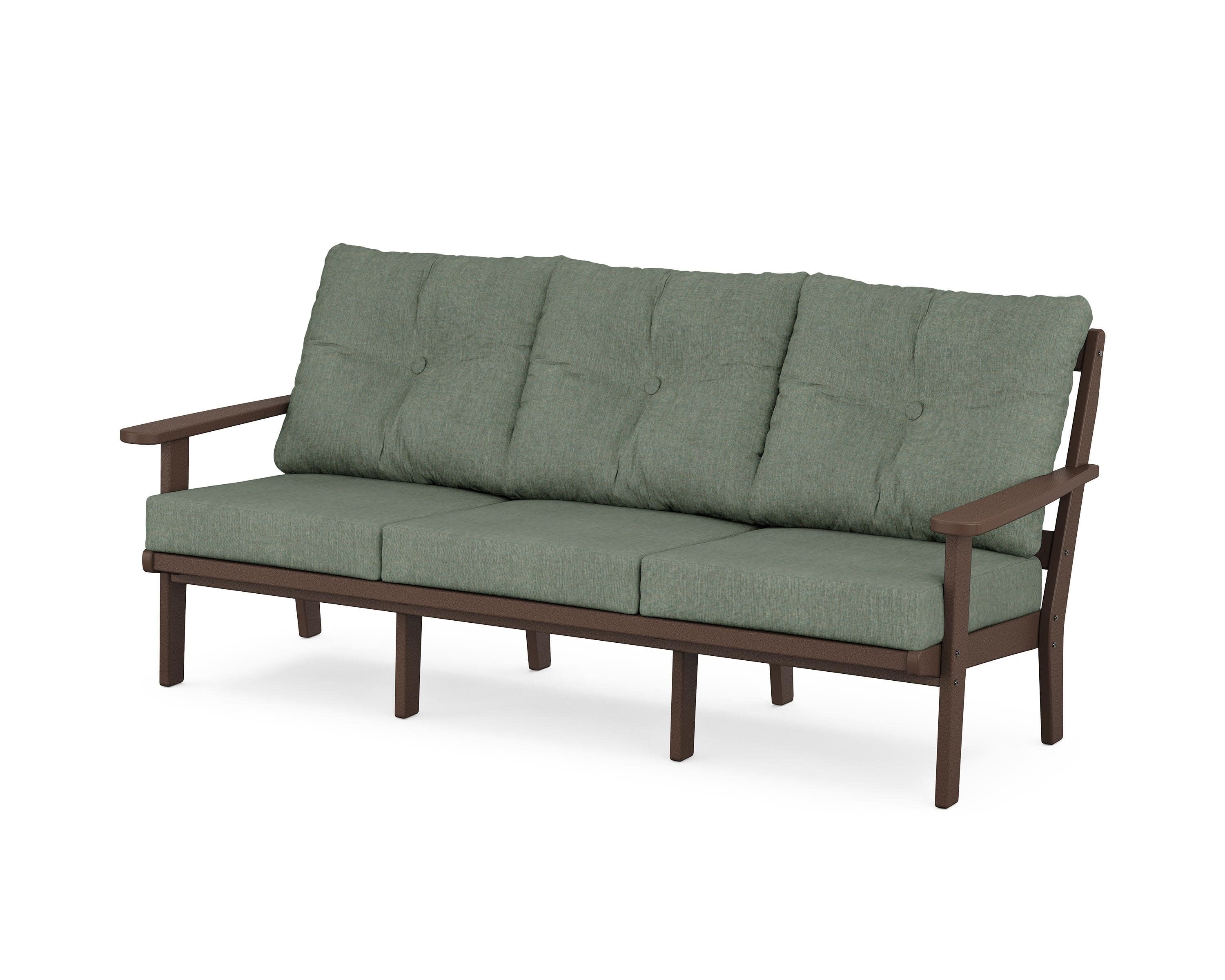 Cape Cod Deep Seating Sofa in Vintage Lantern / Cast Sage