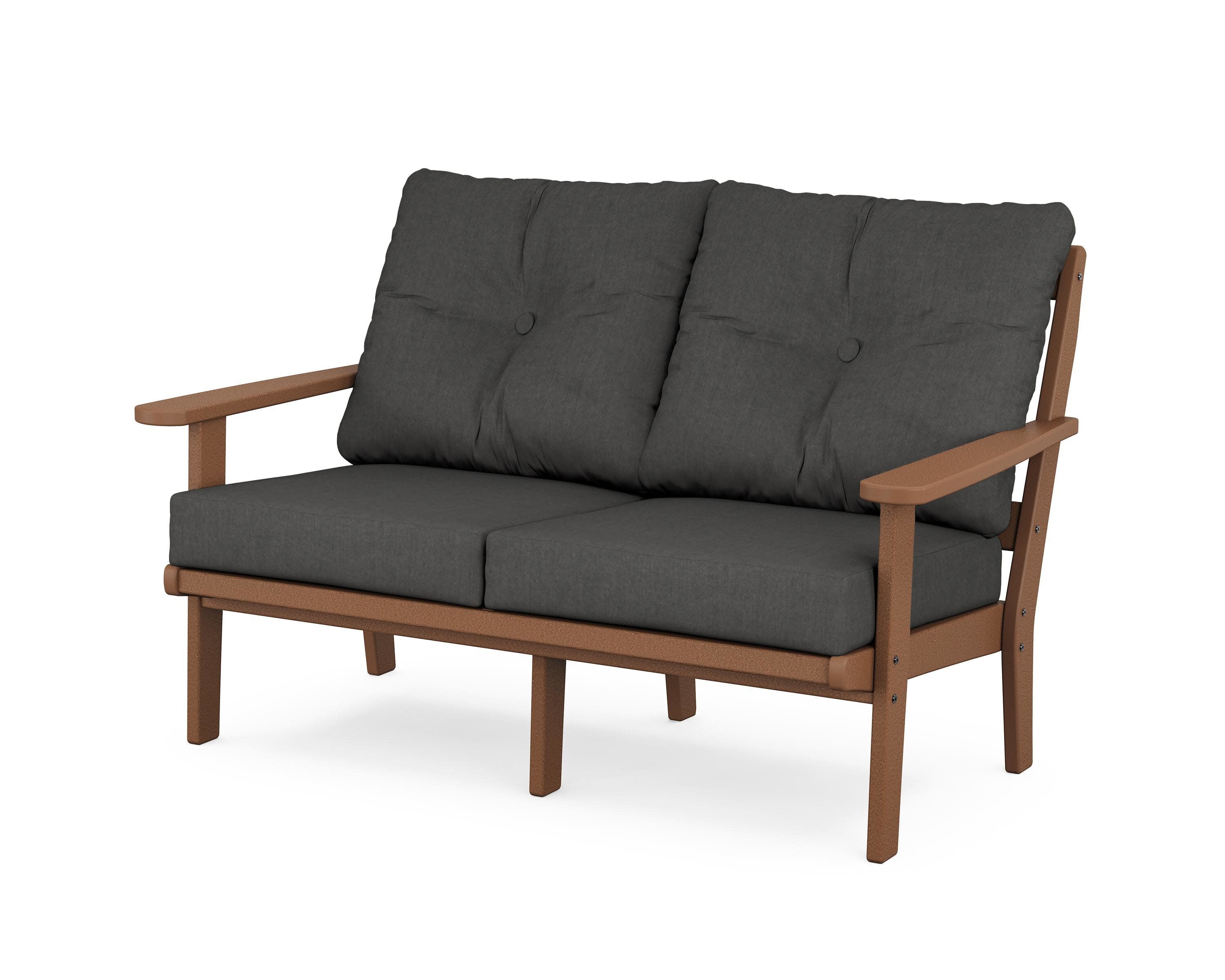 Cape Cod Deep Seating Loveseat in Tree House / Spectrum Carbon