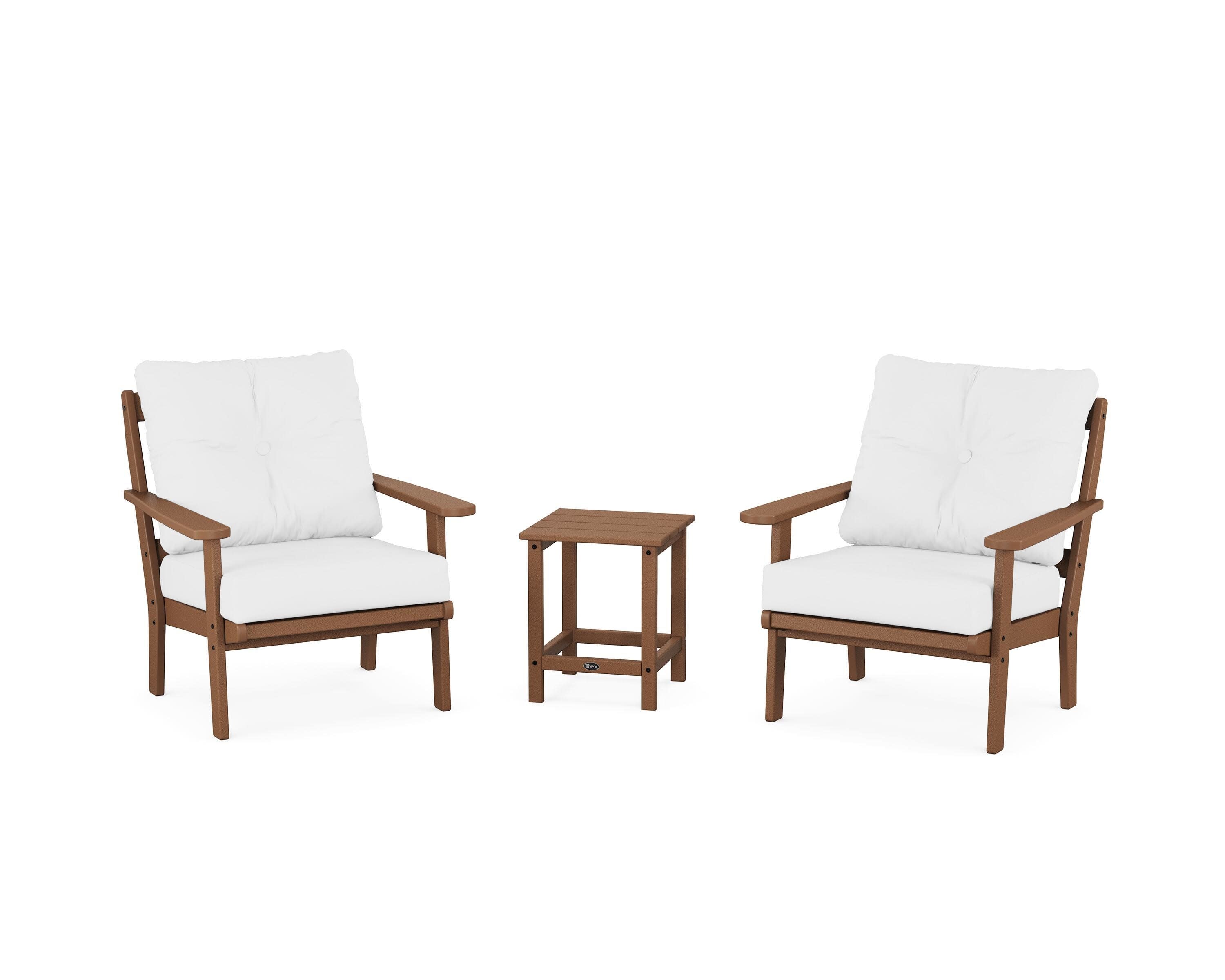 Cape Cod 3-Piece Deep Seating Set in Tree House / Natural