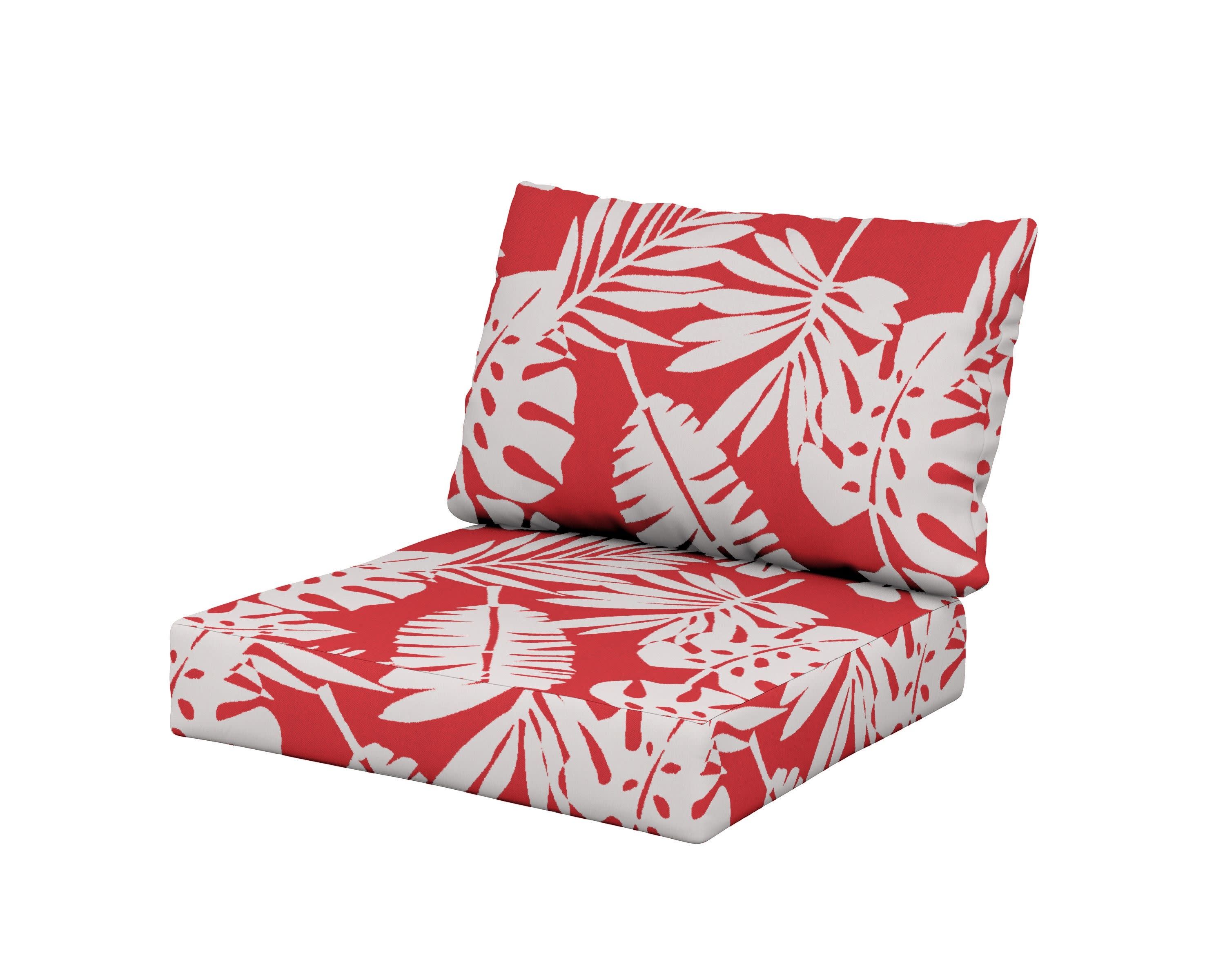 Modular Cushion in Leaf Crimson