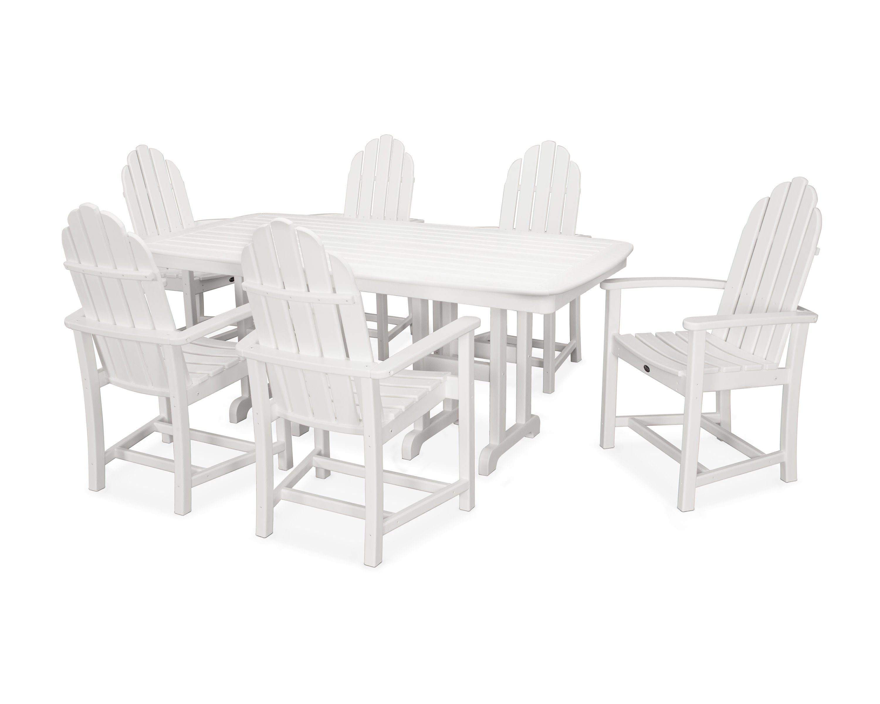 Cape Cod 7-Piece Dining Set in Classic White